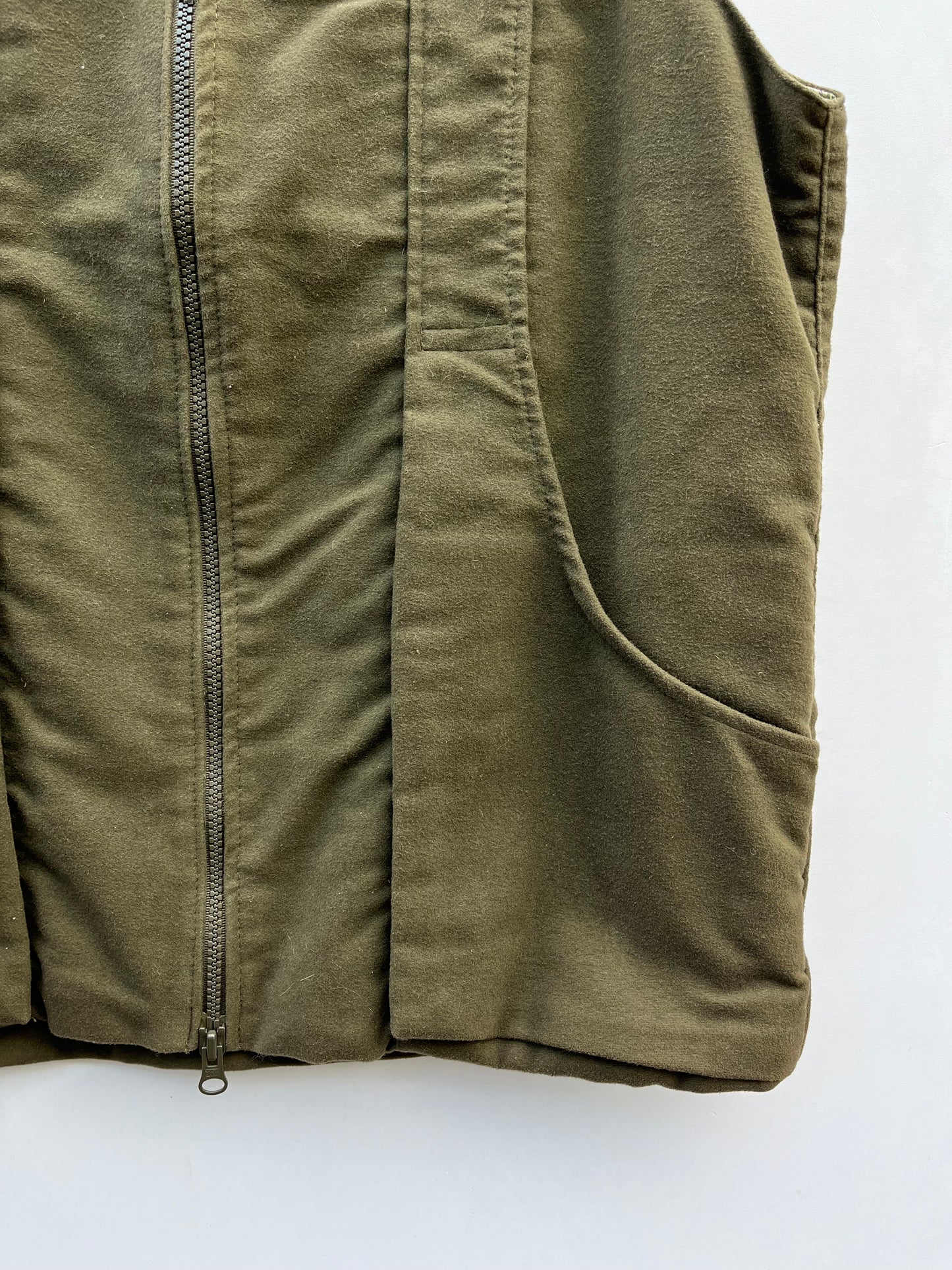 RARO Barbour Gilet da uomo verde Medium- Green Man waistcoat Medium