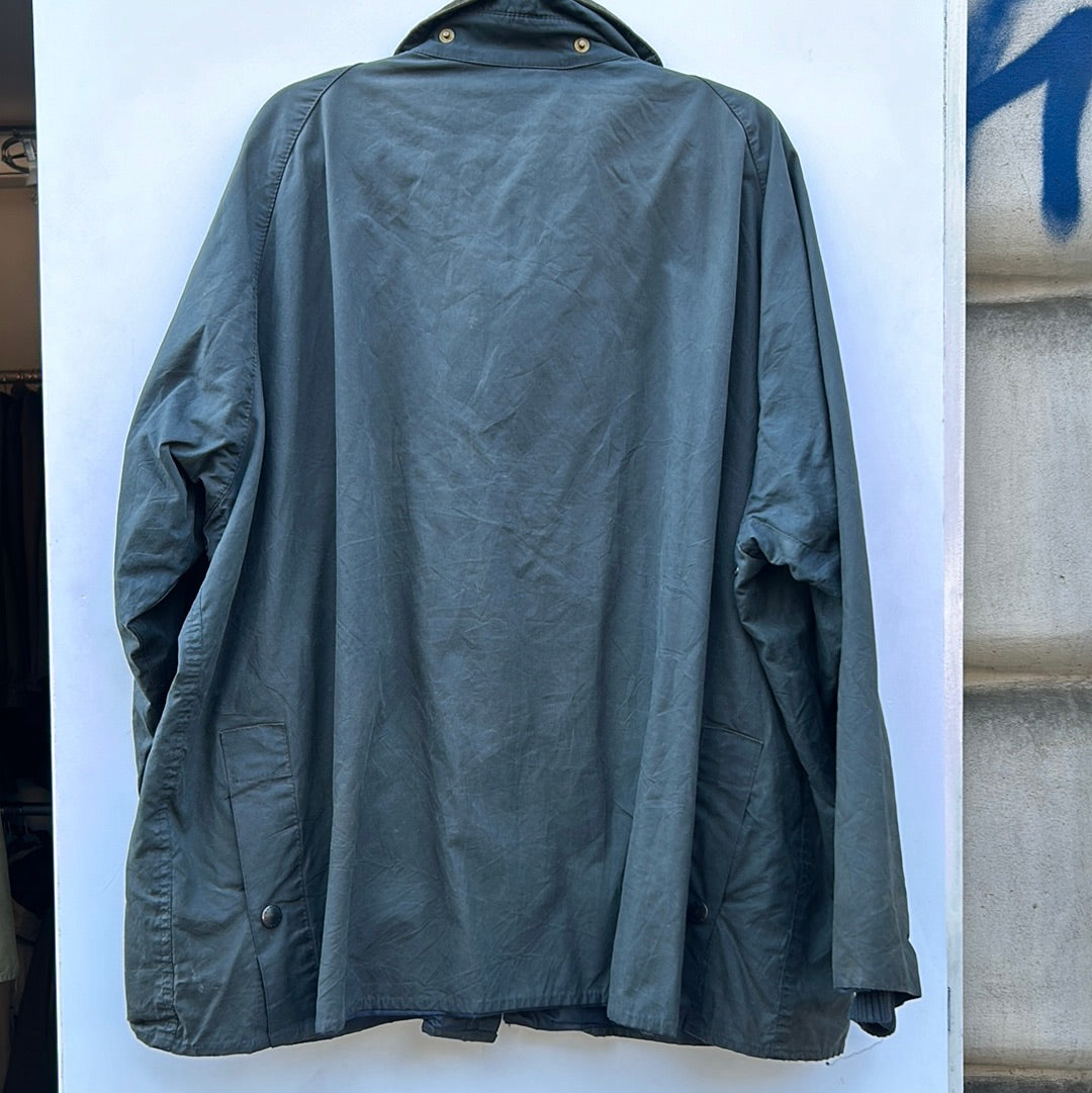 Barbour Giacca Bedale Blu Vintage C52/132 CM XXXL Navy Waxed Bedale Jacket