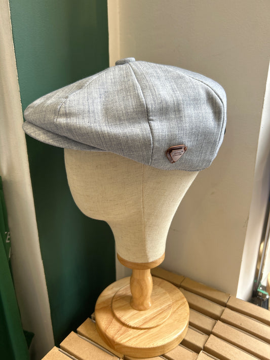 Coppola a otto spicchi in cotone celeste taglia unica - Eight Panel cap in cotton light blue one size - Shop In London