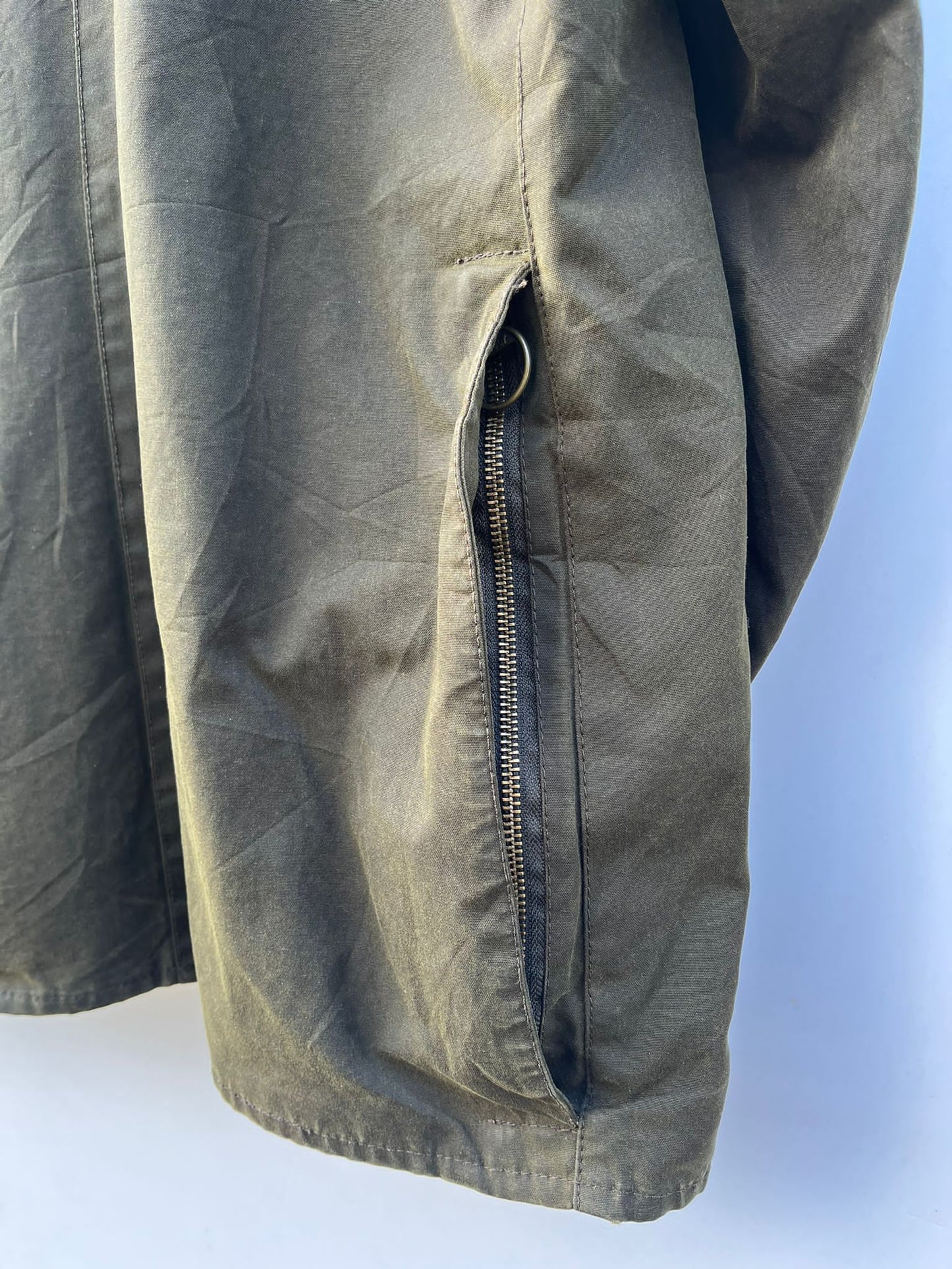 RARA Giacca Barbour Verde Cerata Large - Man Green waxed jacket Size large
