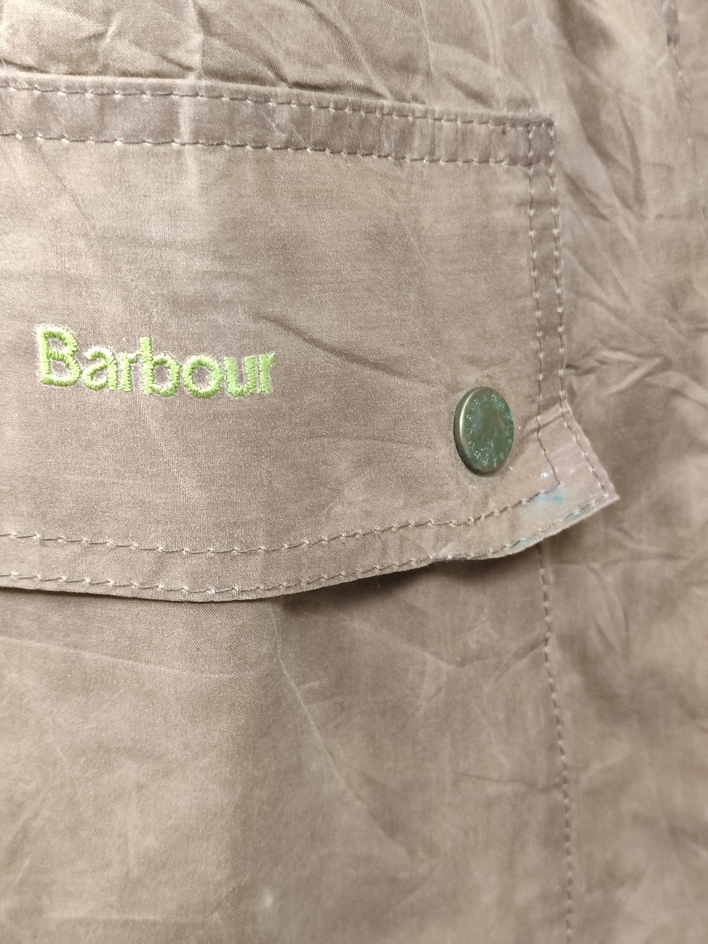 Barbour da donna beige con cappuccio UK12 Medium- Lady Retail marsworth Beige Size 12