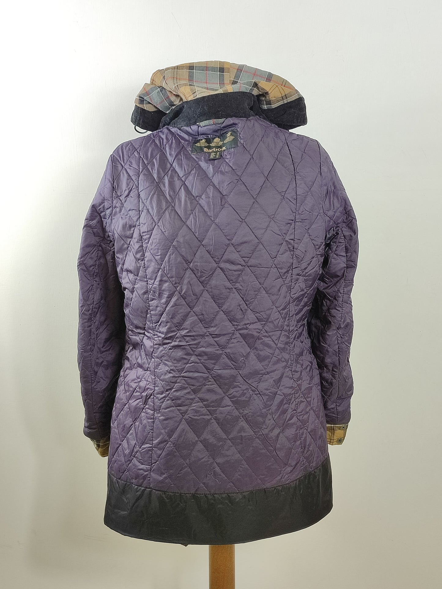 Giacca Barbour donna viola Rebel UK16 tg. 44/46 Purple Lady Wax Rebel jacket size uk16