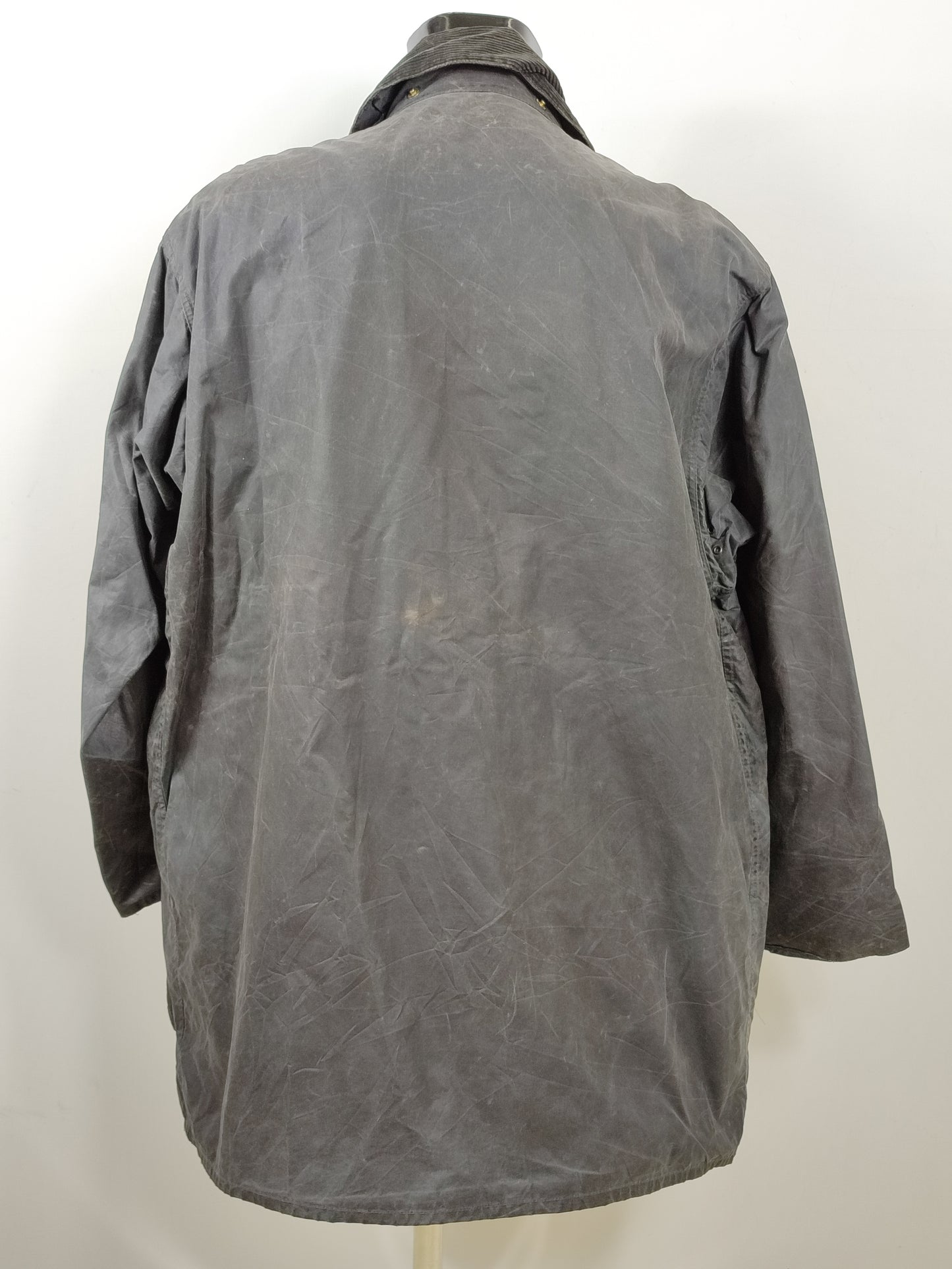 Barbour Border Blu da uomo cotone Cerato C46/117 cm Man Navy Border Coat Size XLarge