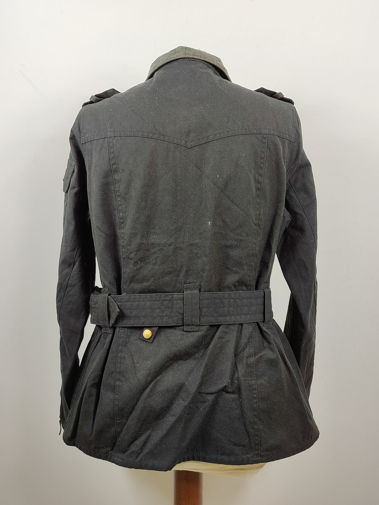 Giacca Barbour International Donna Medium UK12 -Lady International Black UK12 Size M