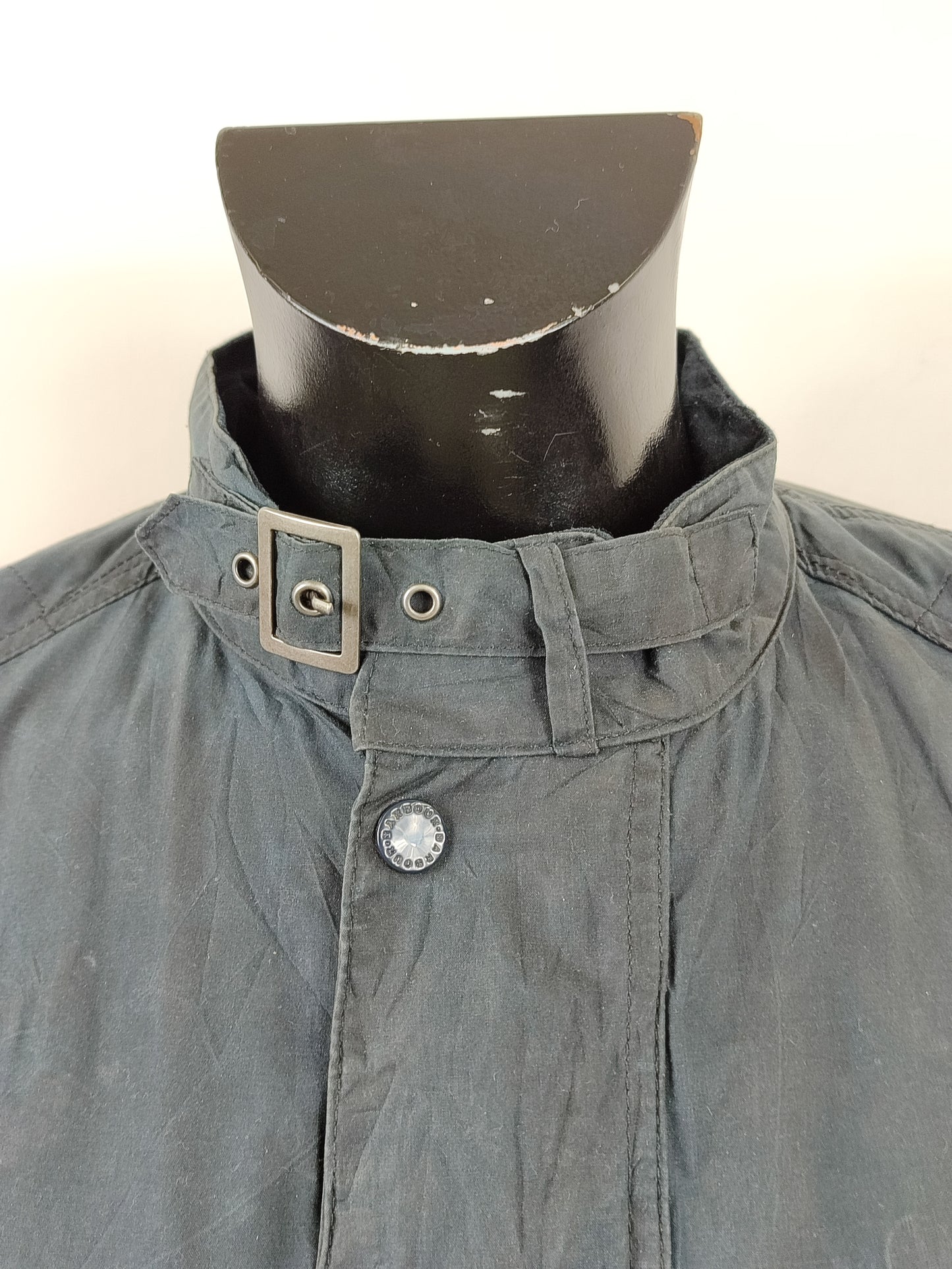 Giacca Barbour International Bede Blu XXL-Navy International Union Jacket Jacket Size XXL