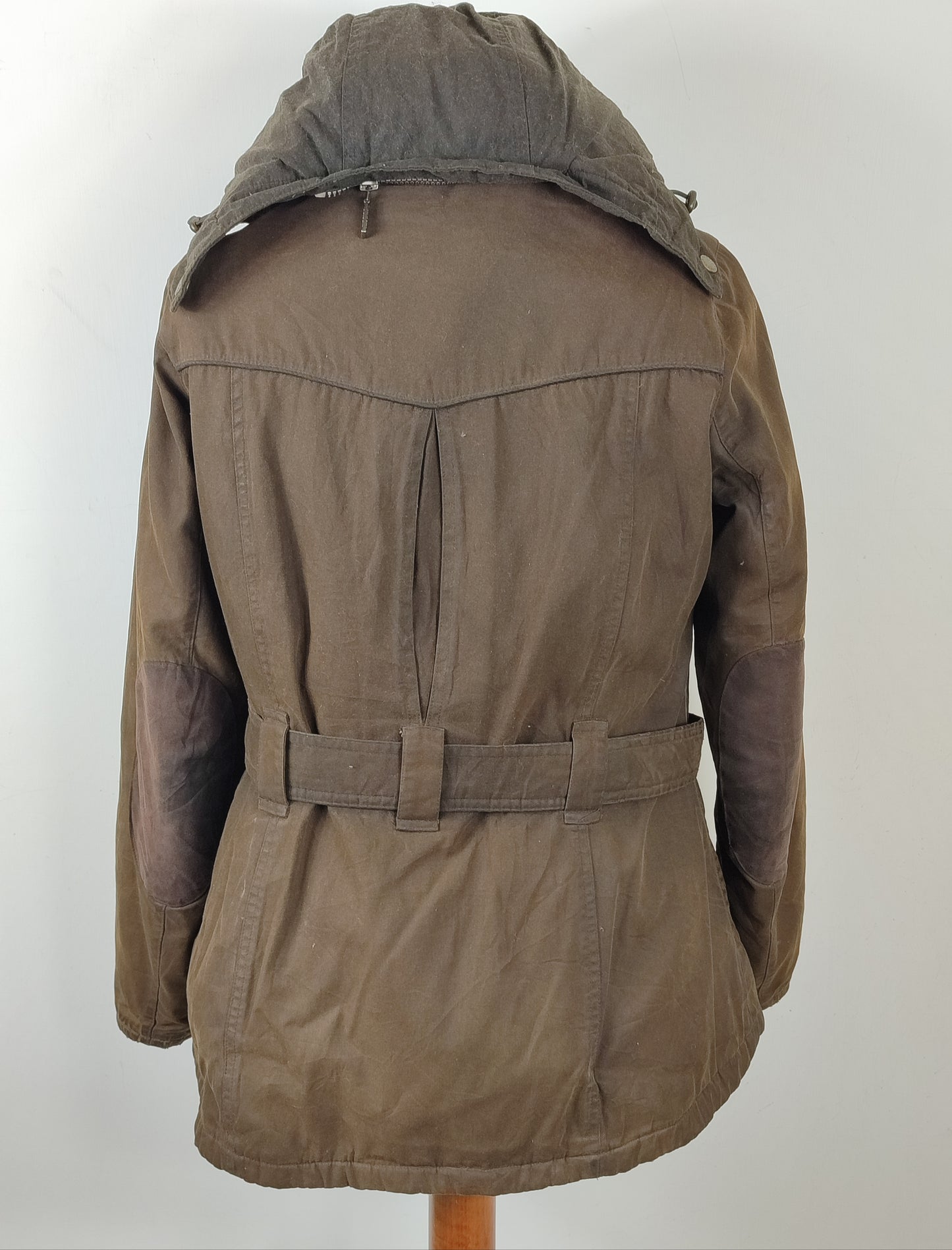 Barbour Giacca da donna oliva Medium Tg.44 Equine Lady Olive cotton jacket size uk14