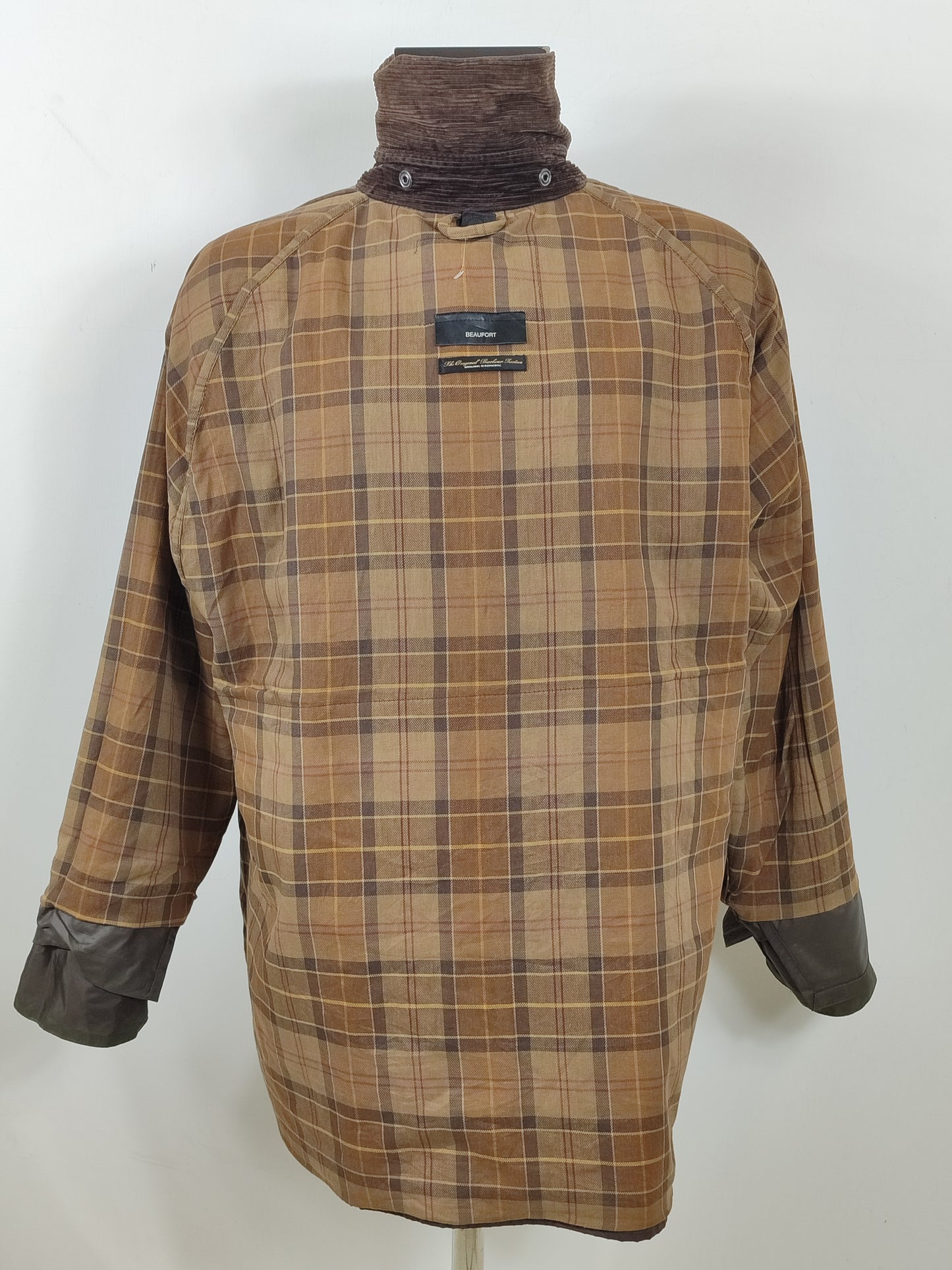 Barbour Giacca Beaufort vintage marrone C50/127 cm Brown Wax Beaufort jacket XXL