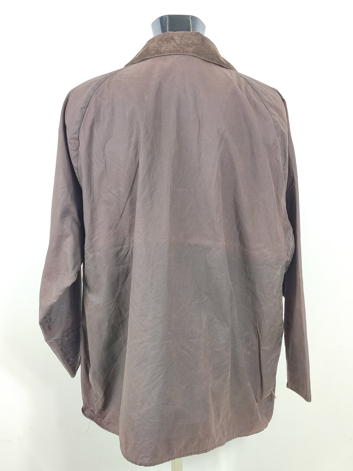 Barbour Giacca Beaufort vintage marrone C50/127 cm Brown Wax Beaufort jacket XXL