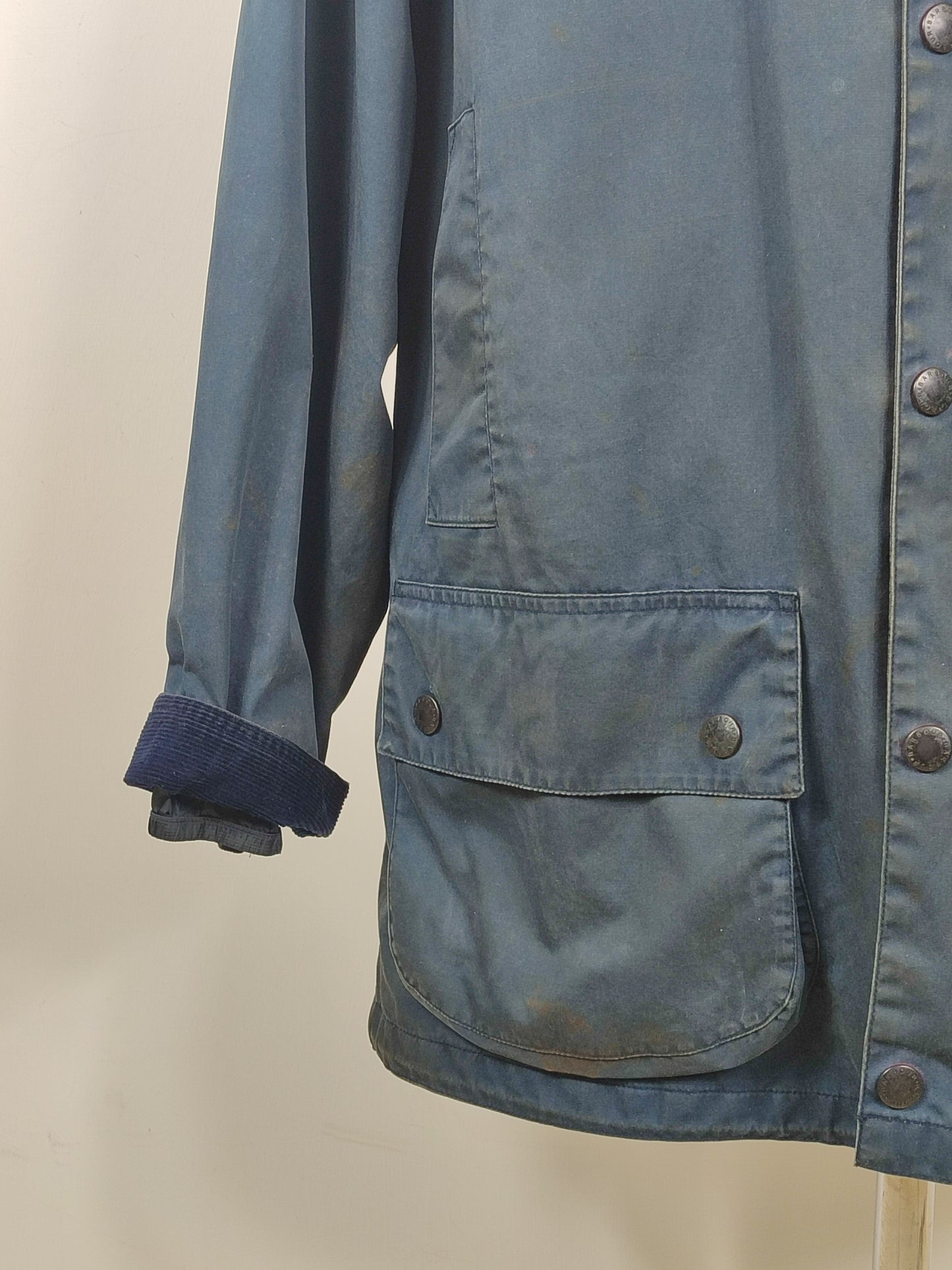Giacca Barbour Lightweight Beaufort Blu XL  Man Navy Lightweight cotton jacket size XL