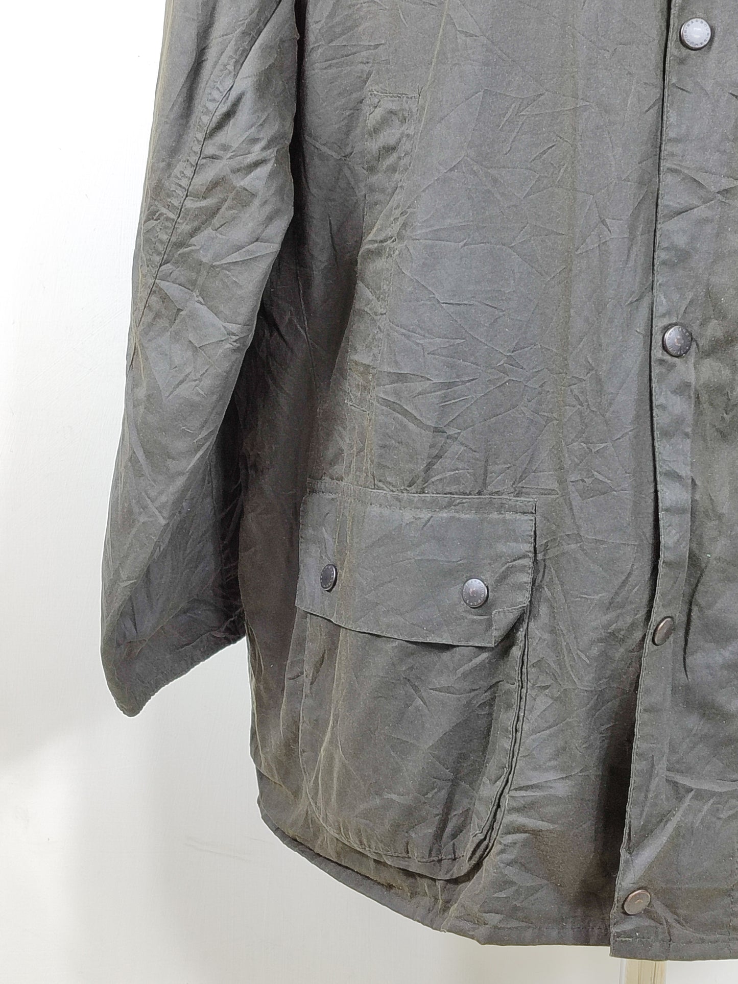 Giacca Barbour Cerata Verde Uomo XXLarge Man Beaumont Green Wax Light Jacket Size 2xL