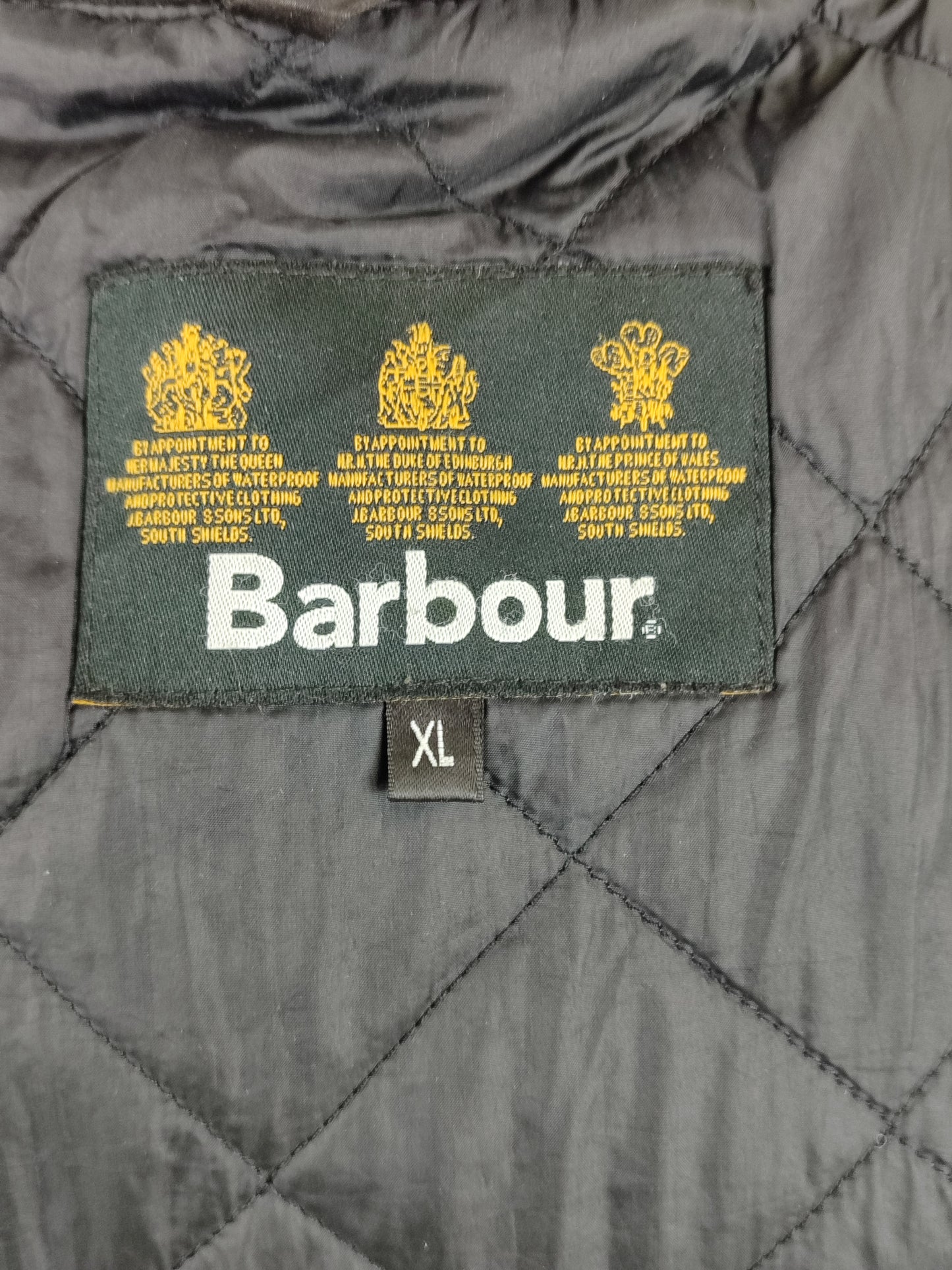 Giacca Barbour da uomo nera cerata Terrier XL - Man Black Wax Terrier Jacket size XL