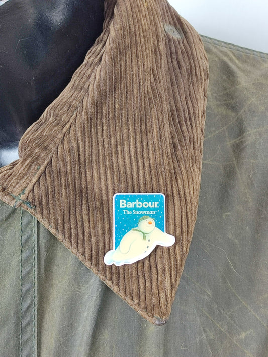 Spilla Barbour Pupazzo di Neve volante - Flying Snowman Pin