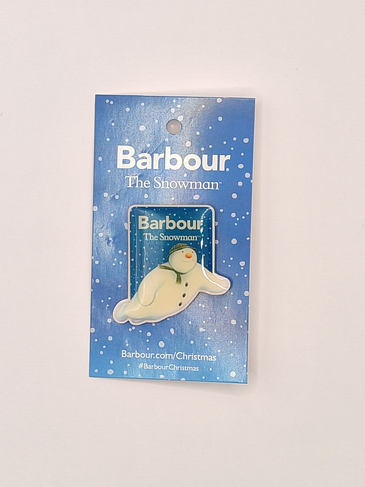 Spilla Barbour Pupazzo di Neve volante - Flying Snowman Pin