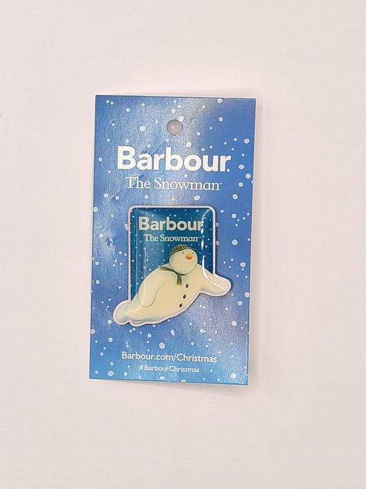 Spilla Barbour Pupazzo di Neve volante - Flying Snowman Pin