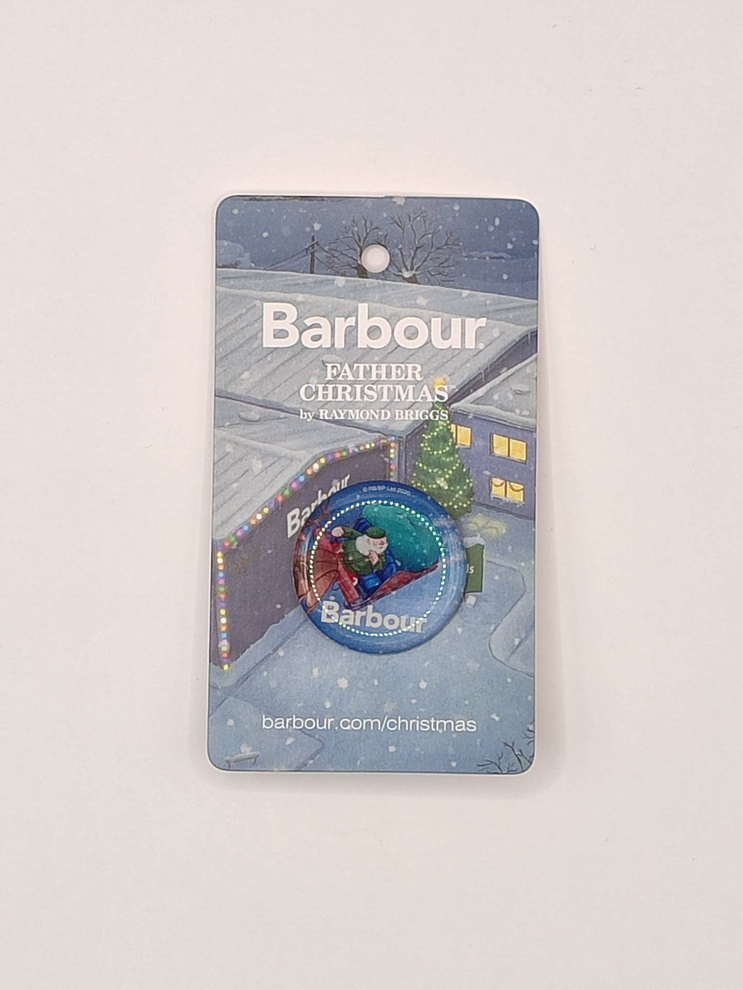 Spilla Barbour Babbo Natale - Father Christmas Pin