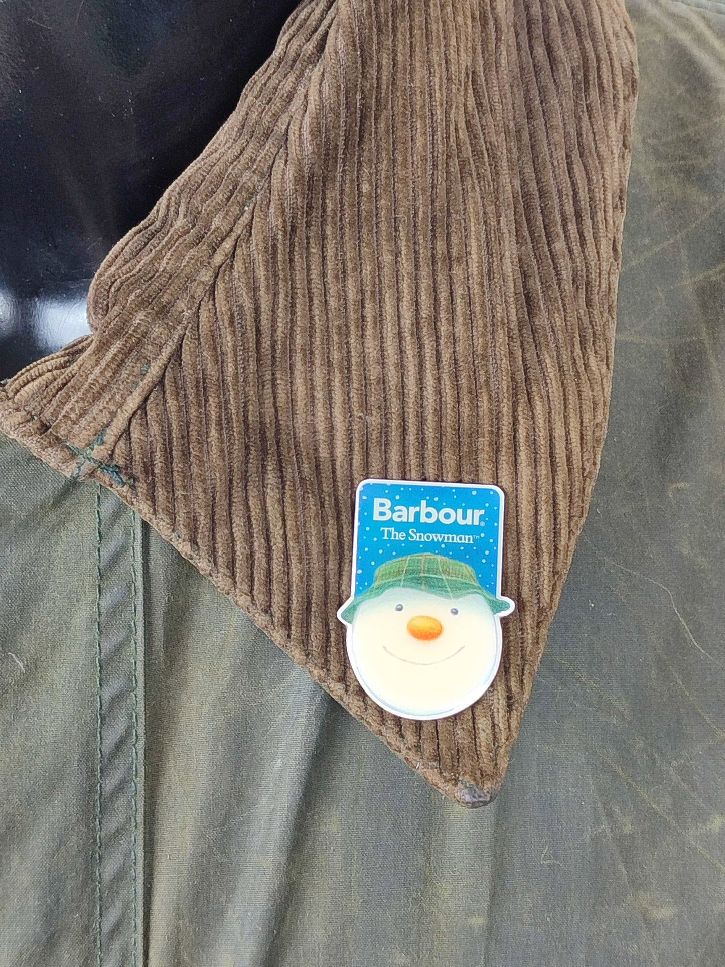 Spilla Barbour Pupazzo di Neve - Snowman Barbour Pin
