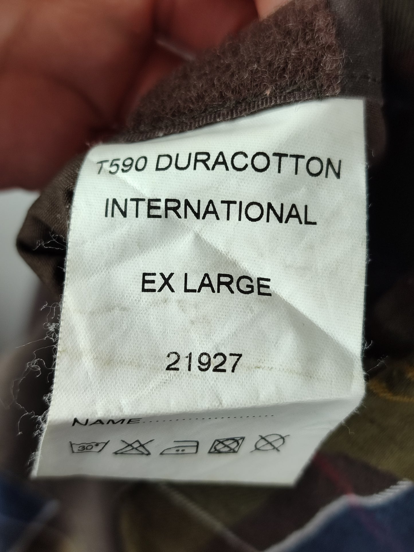 Giacca Barbour International marrone XL- Man Barbour International Duracotton Brown size XL