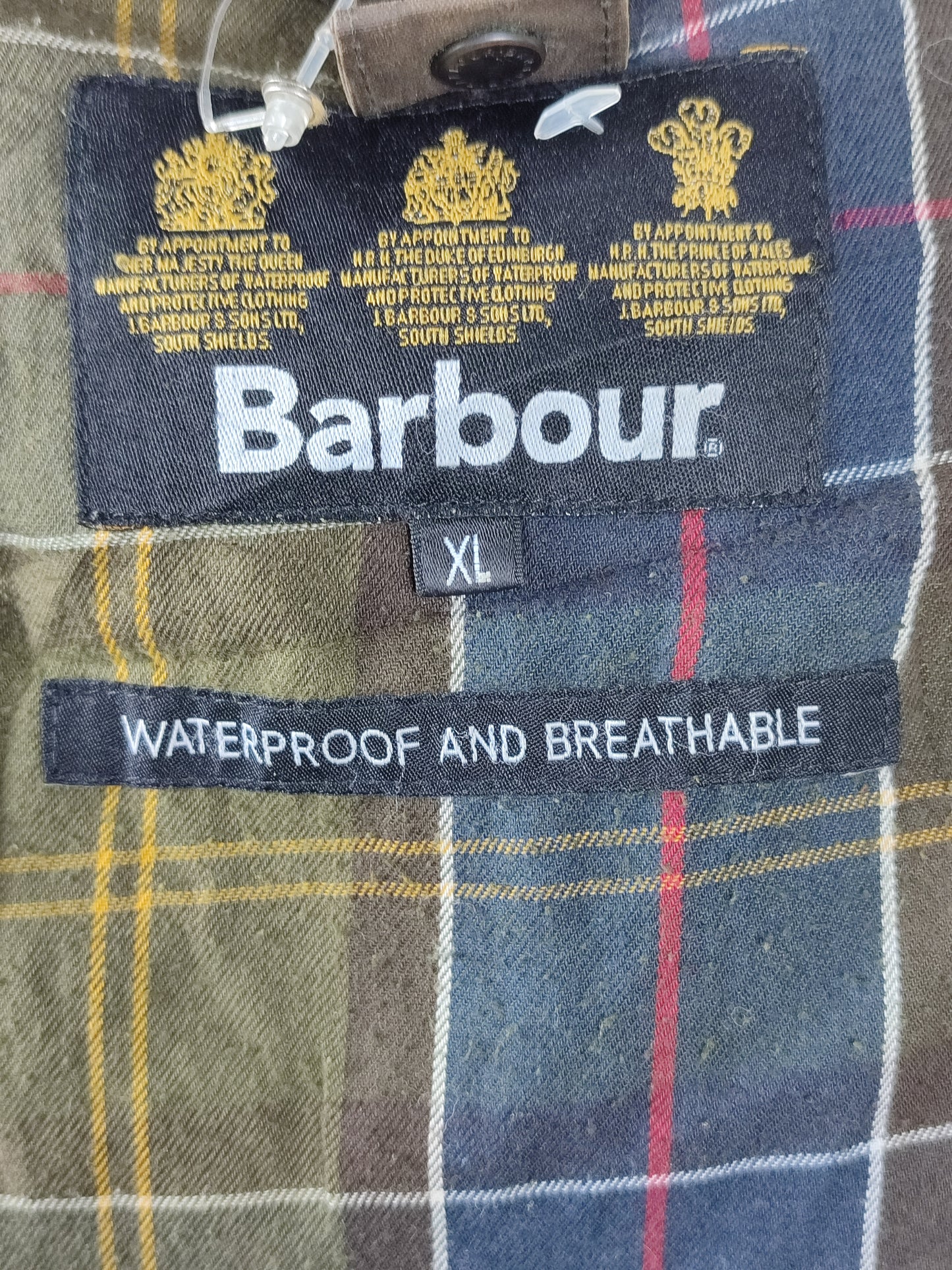 Giacca Barbour International marrone XL- Man Barbour International Duracotton Brown size XL
