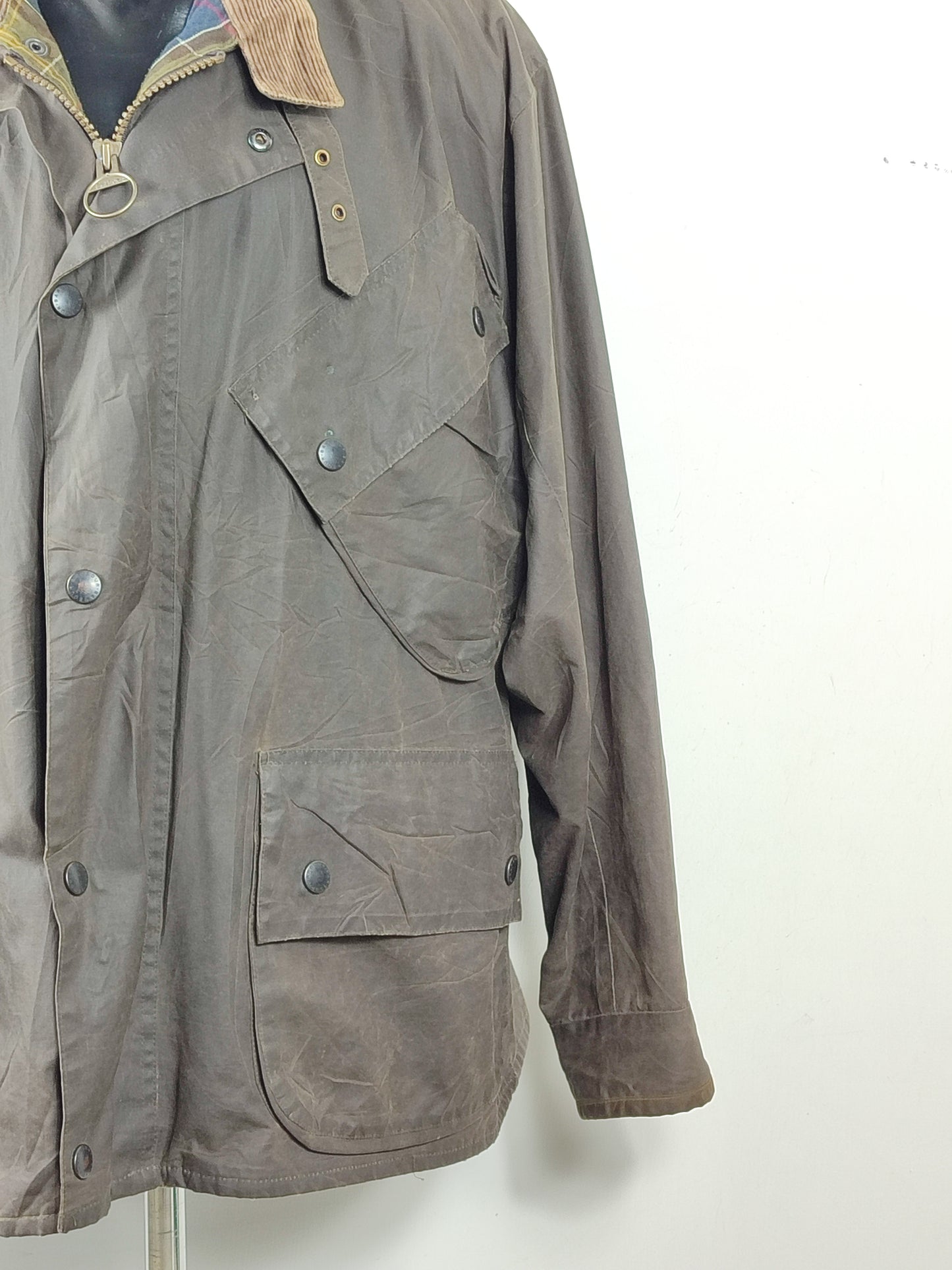 Giacca Barbour International marrone XL- Man Barbour International Duracotton Brown size XL