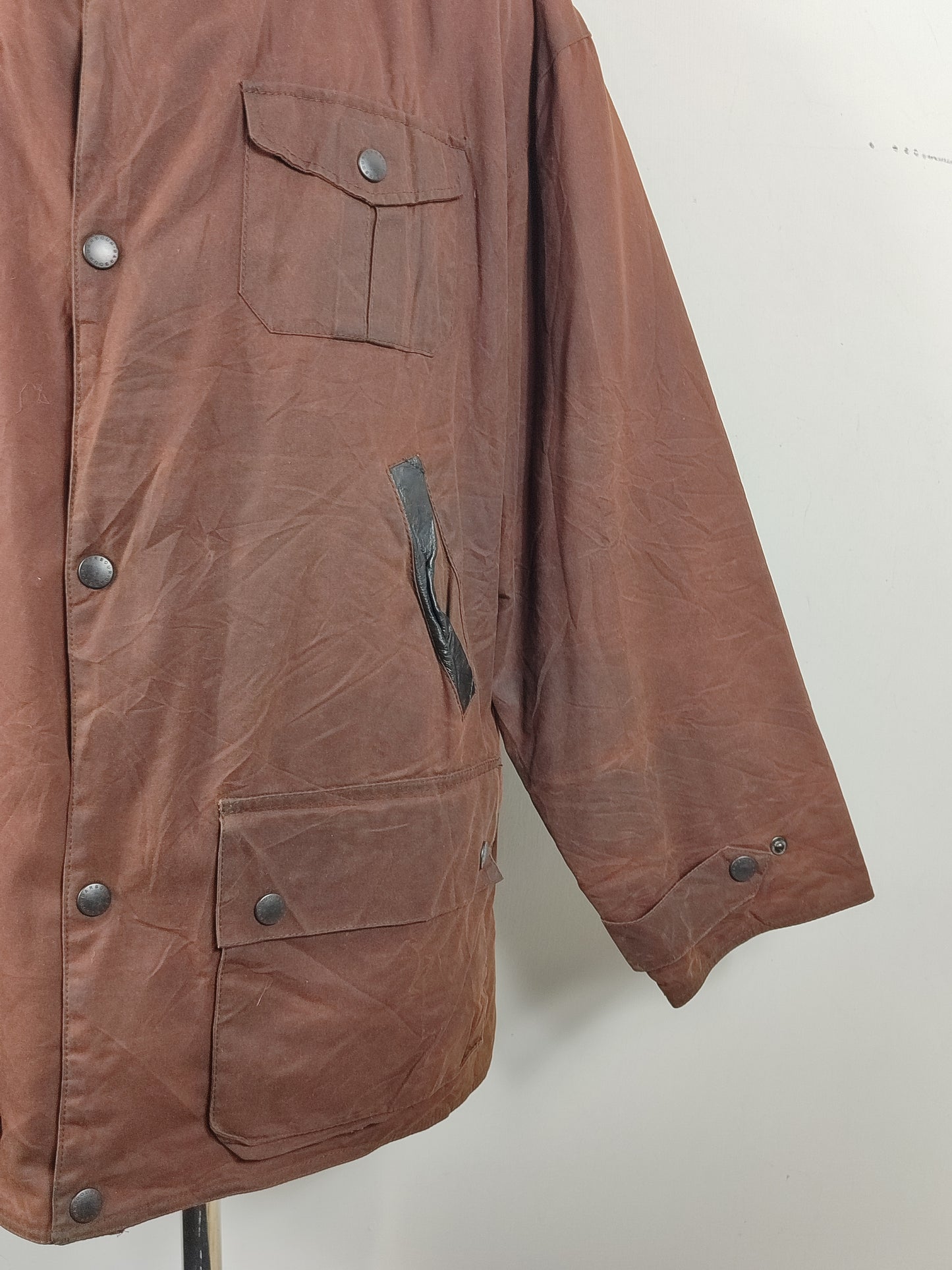 Barbour Giacca Uomo Bushman Marrone XXLarge- Man Wax Brown Bushman Jacket Size XXLarge