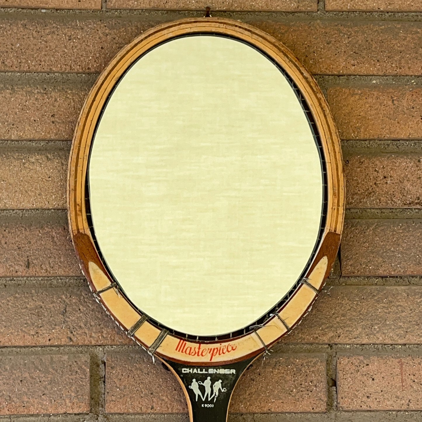 Racchetta Masterpiece Vintage in Legno con Specchio- Vintage Mirror tennis wood Racket