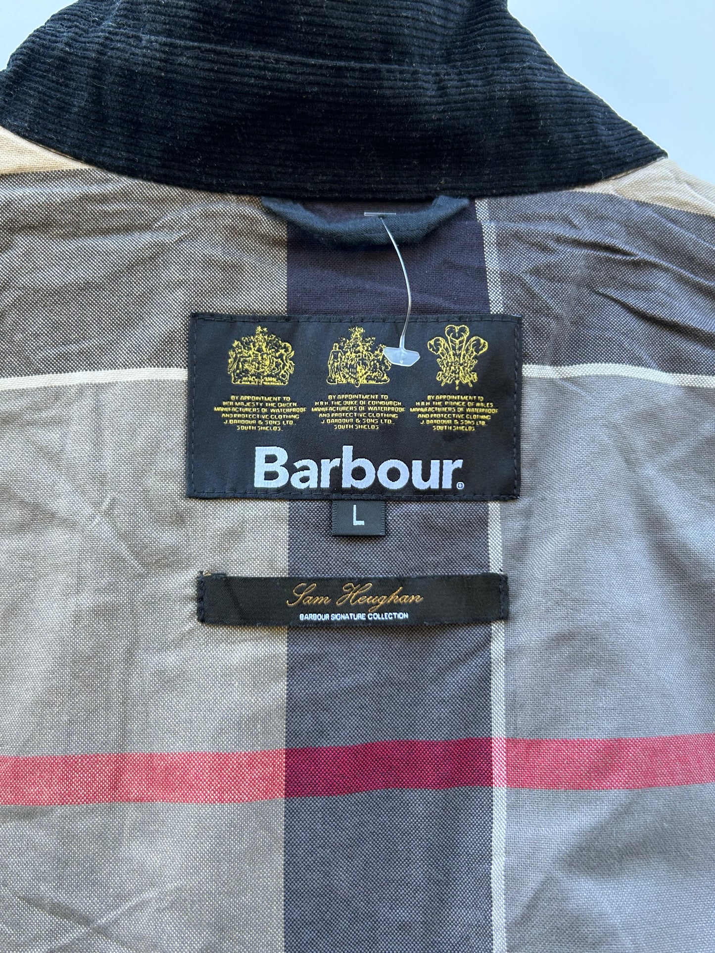 Giacca Barbour corta blu Large- Man Navy Short Jacket Size L