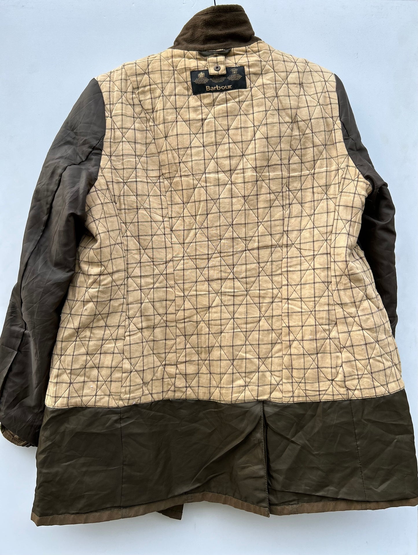 Barbour oliva da donna Bonnington UK12 tg.42 Olive wax lady Jacket