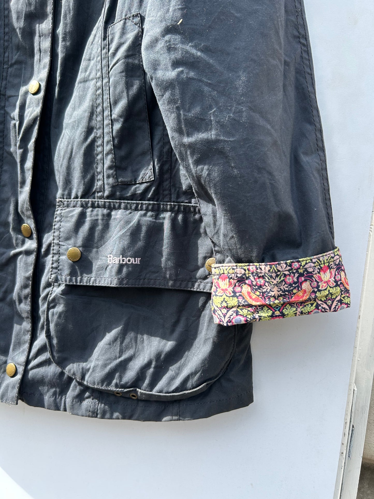 Giacca Barbour Liberty Beadnell blu UK12 medium - Navy Liberty Beadnell UK12 tg. 42