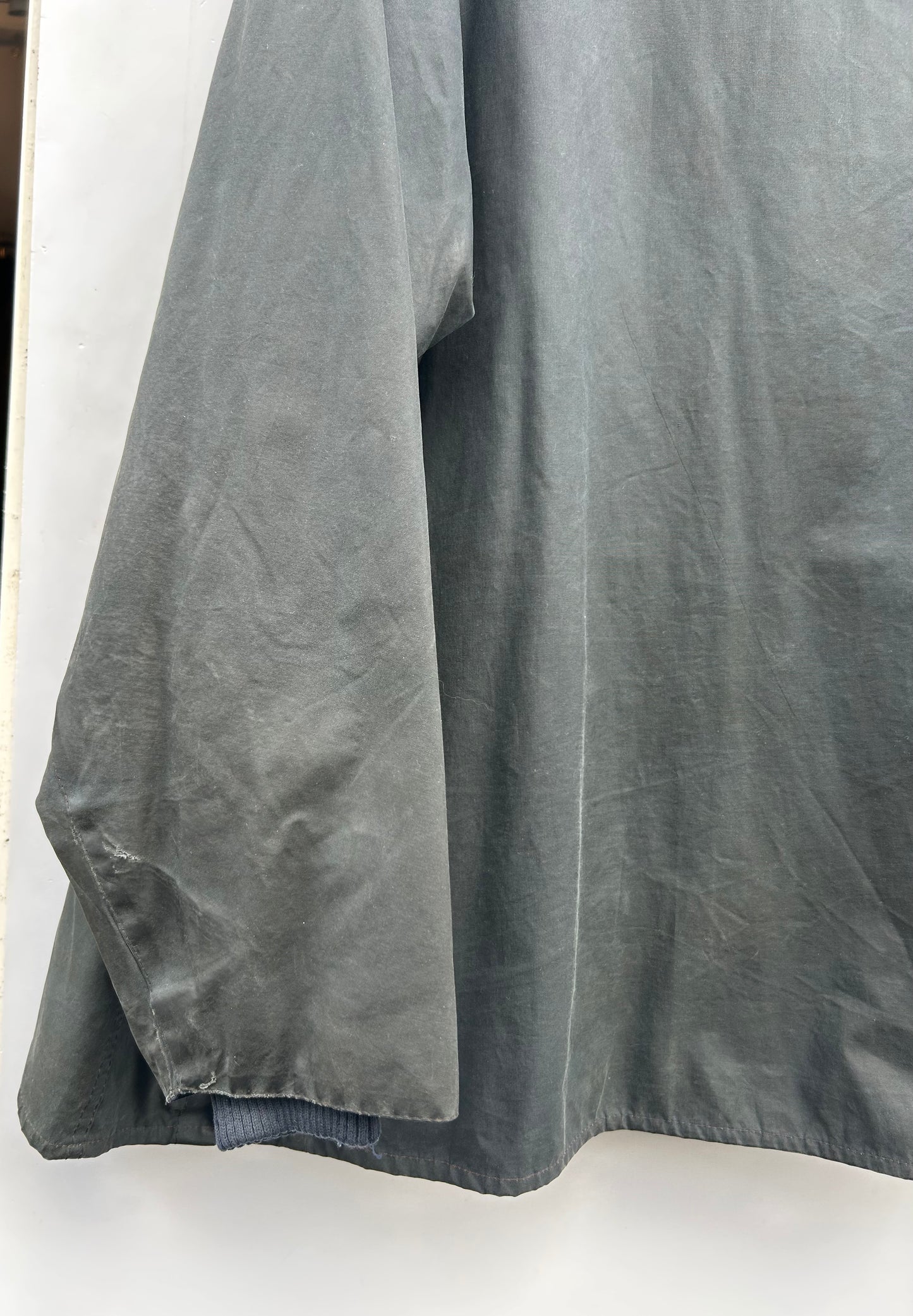 Barbour Giacca Bedale Blu Vintage C52/132 CM XXXL Navy Waxed Bedale Jacket