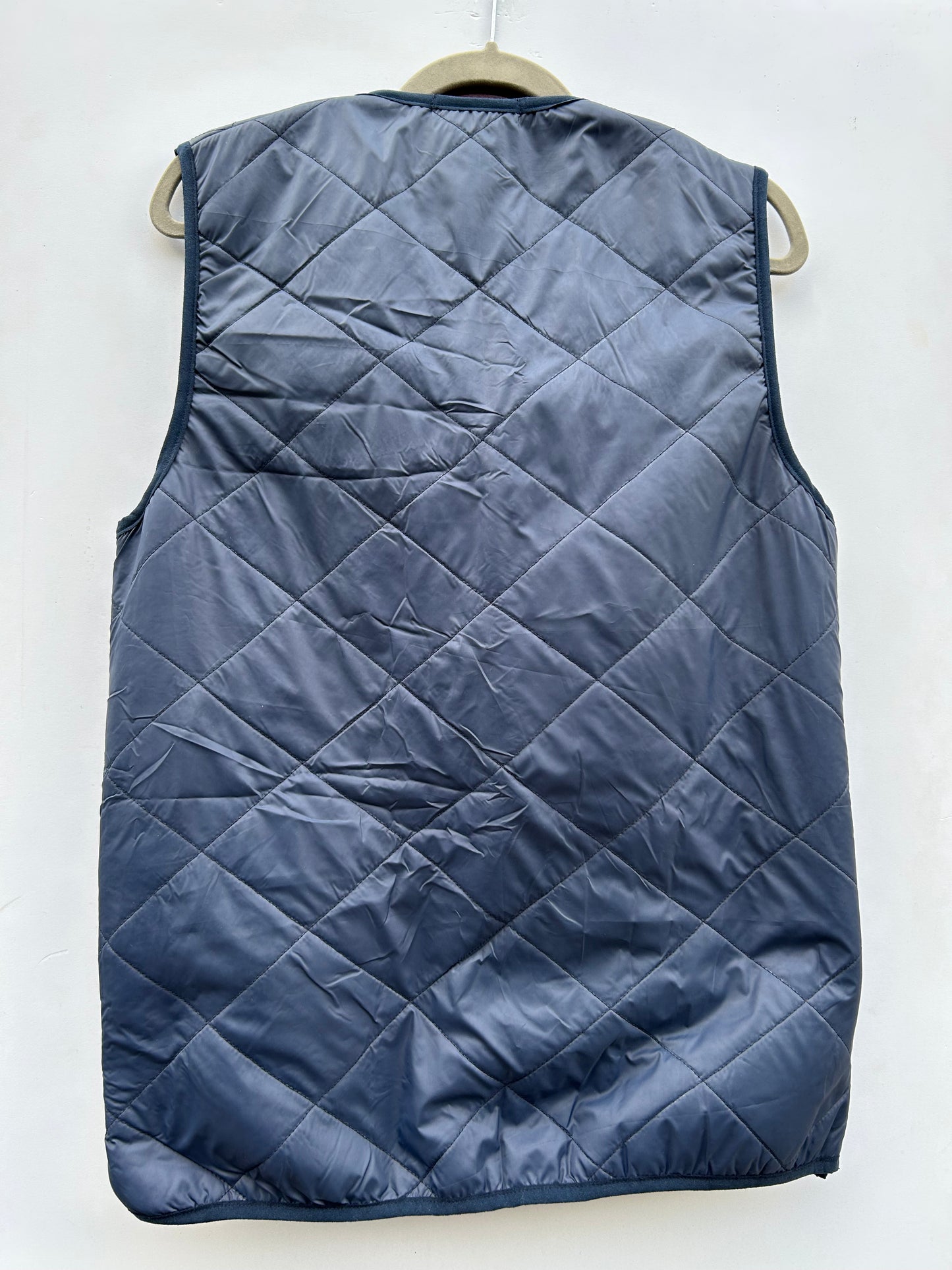 Gilet nuovo Blu con zip per Barbour