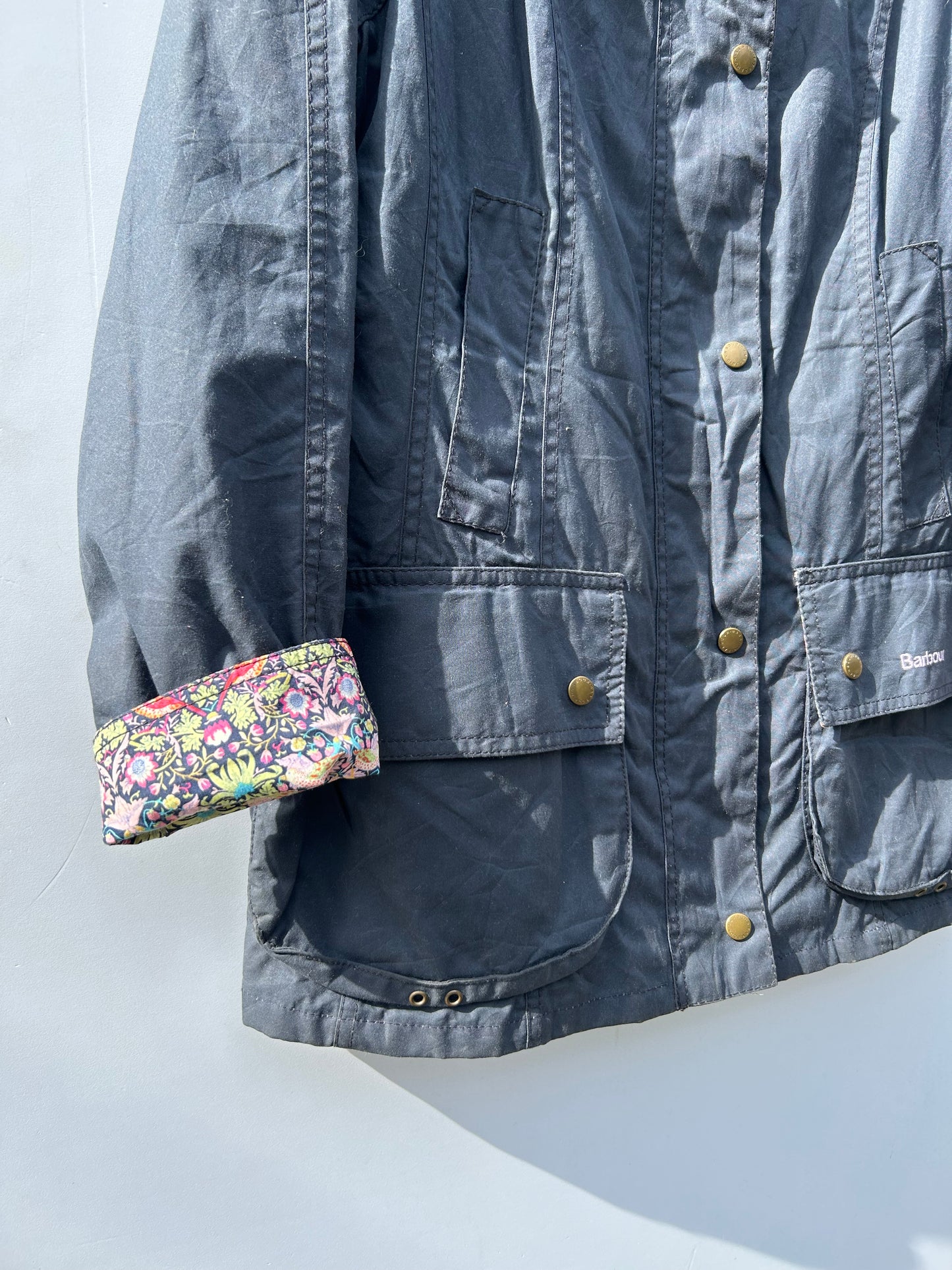Giacca Barbour Liberty Beadnell blu UK12 medium - Navy Liberty Beadnell UK12 tg. 42