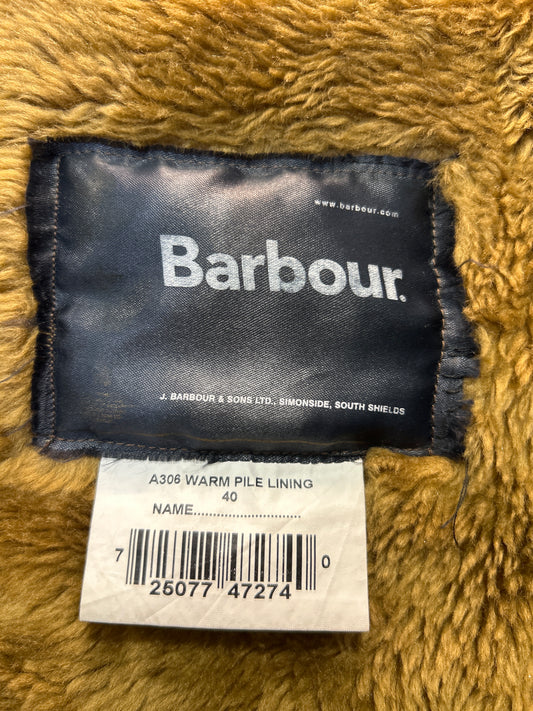 Imbottitura Originale Barbour a pelliccia taglia C40 con zip - Barbour waistcoat size c40 with zip