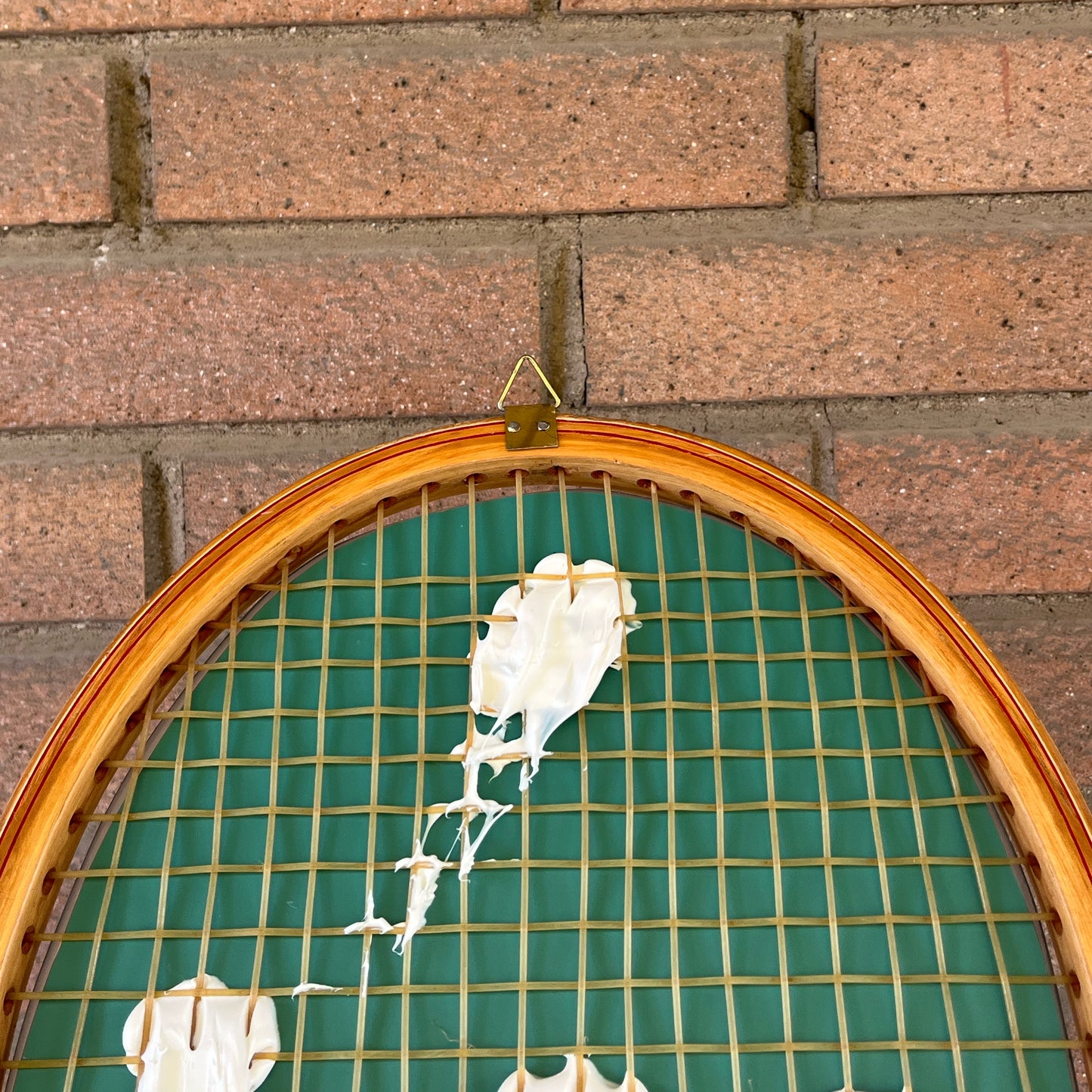 Racchetta Maxima Vintage in Legno con Specchio- Vintage Mirror tennis wood Racket