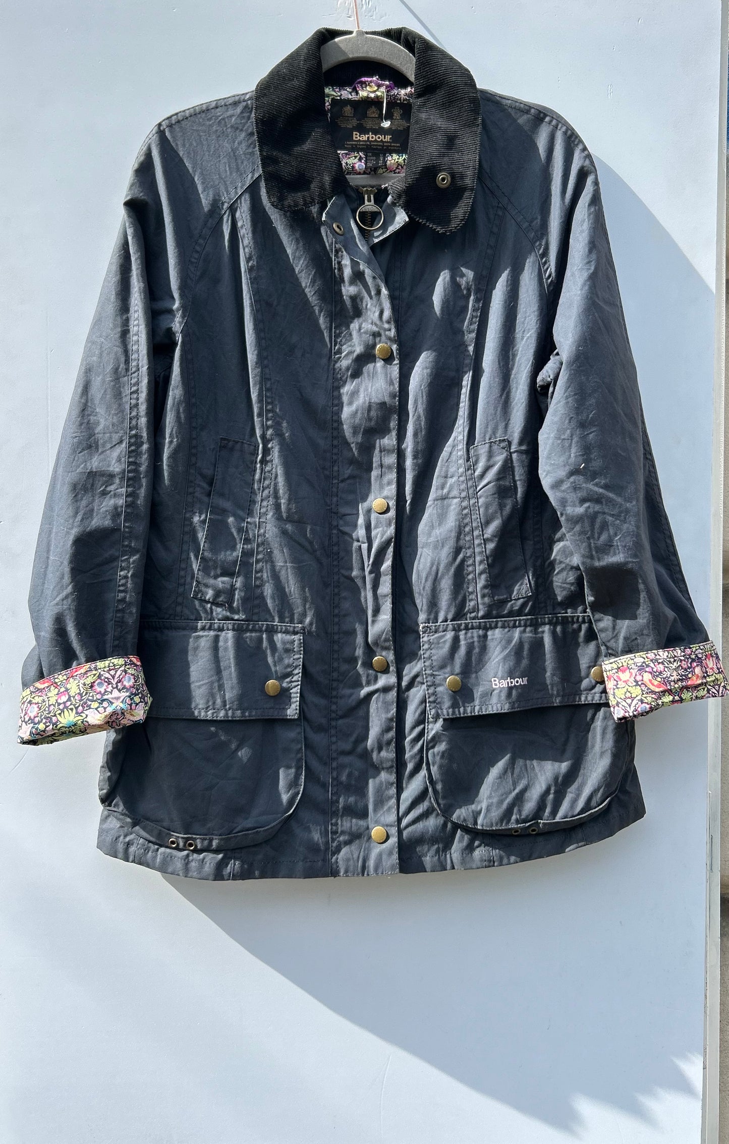 Giacca Barbour Liberty Beadnell blu UK12 medium - Navy Liberty Beadnell UK12 tg. 42