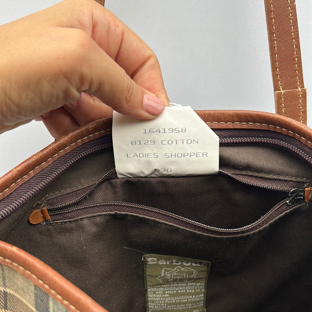 Borsa Barbour in tartan - Tartan Ladies Shopper Bag