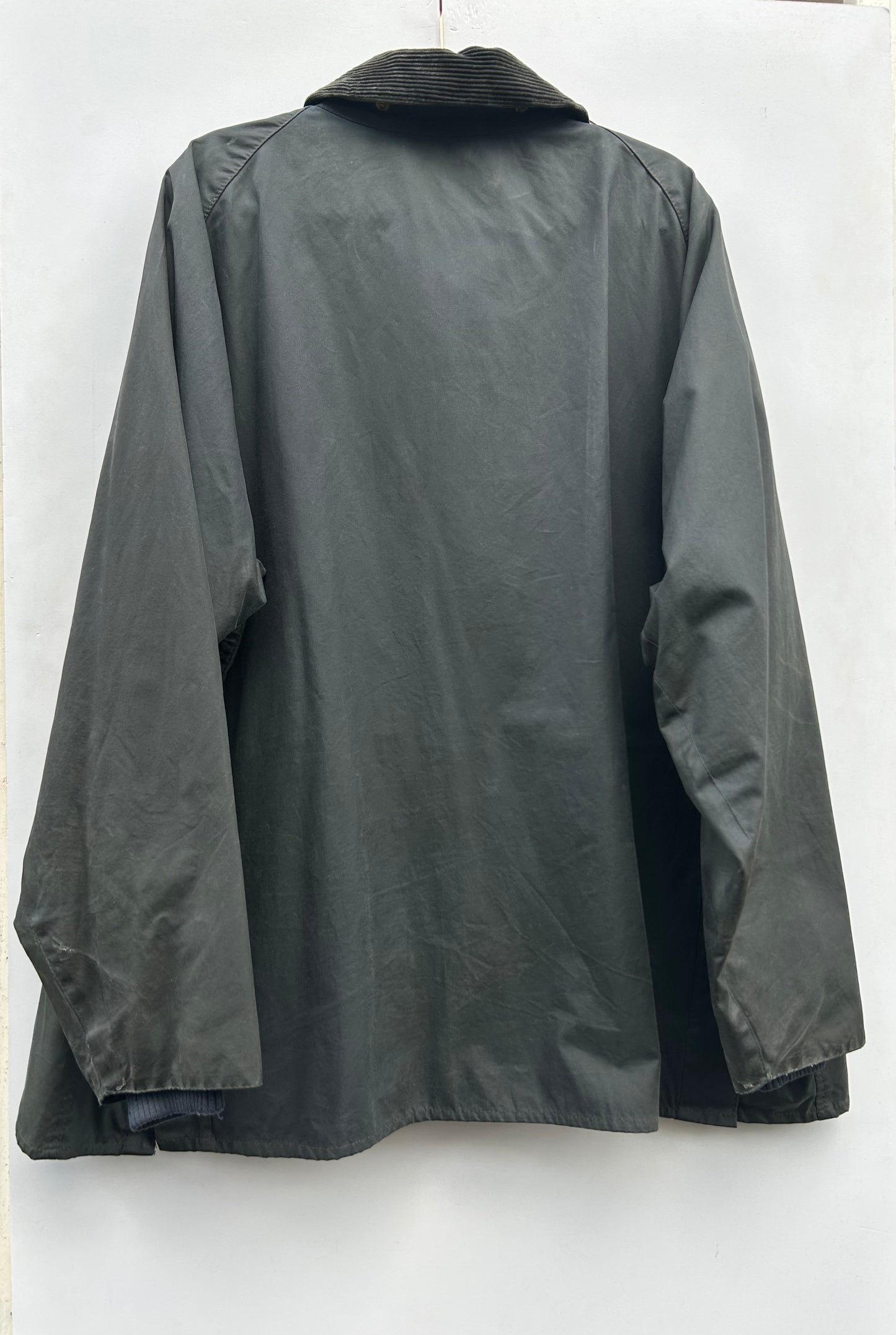Barbour Giacca Bedale Blu Vintage C52/132 CM XXXL Navy Waxed Bedale Jacket