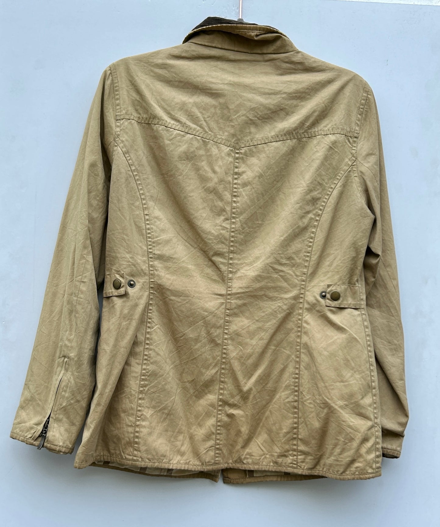 Barbour Giacca Donna Beige Small Tg.40 Lady Utility Jacket UK10