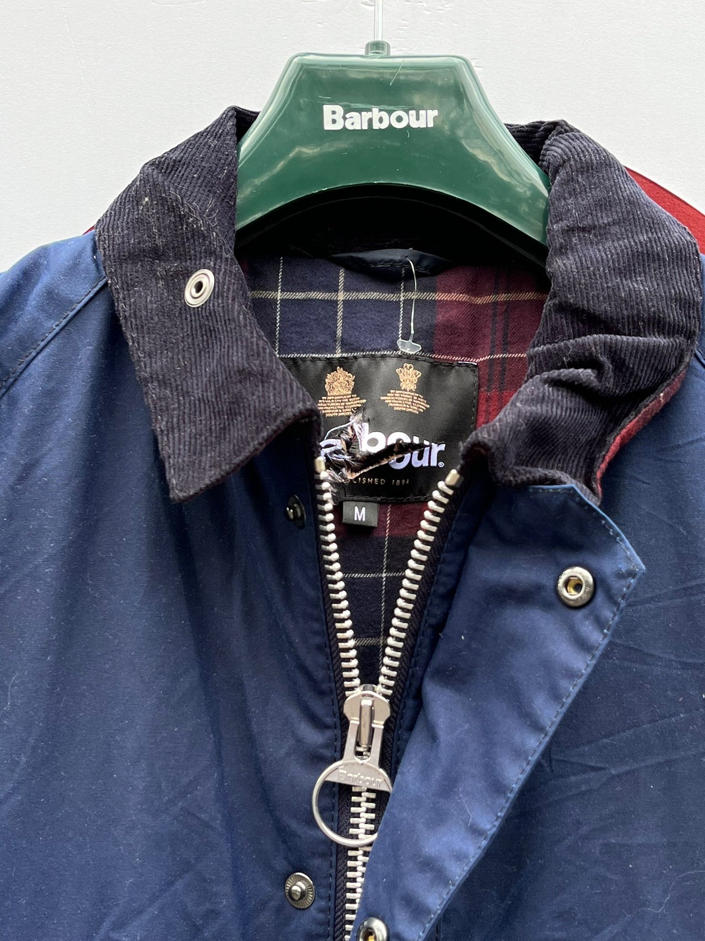 Barbour Man Amble Wax Jacket size Medium