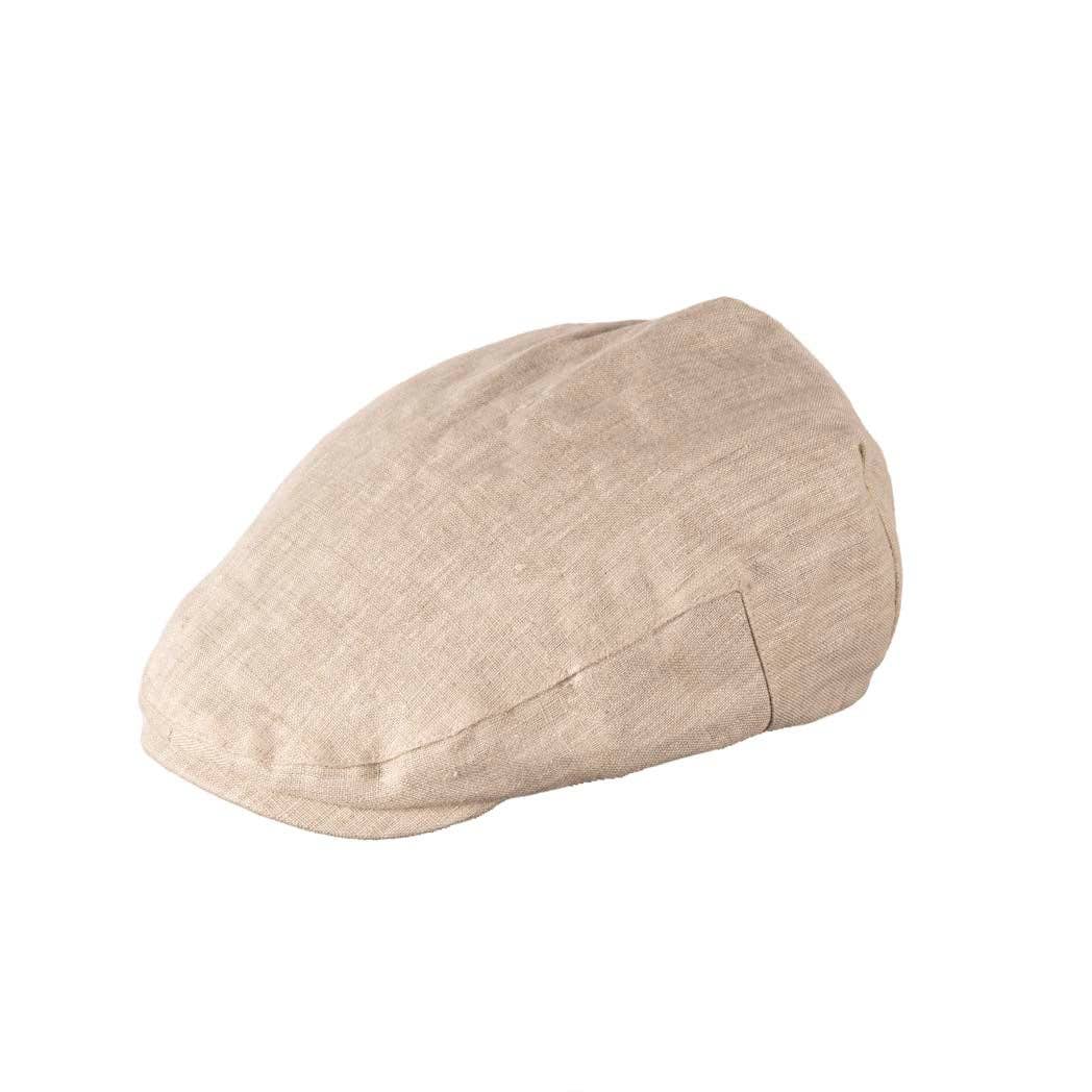 Coppola nuova inglese in lino Taglia Unica - Arthur Classic Linen Flat Cap one size
