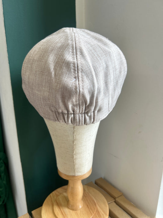 Coppola becco d'anatra in cotone beige taglia unica -Six Panel duck bill cap beige one size - Shop In London