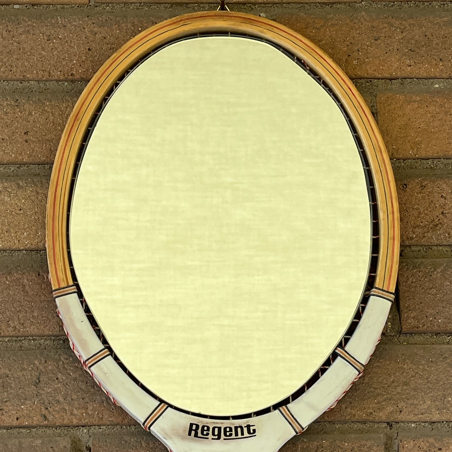 Racchetta Regent Vintage in Legno con Specchio- Vintage Mirror tennis wood Racket