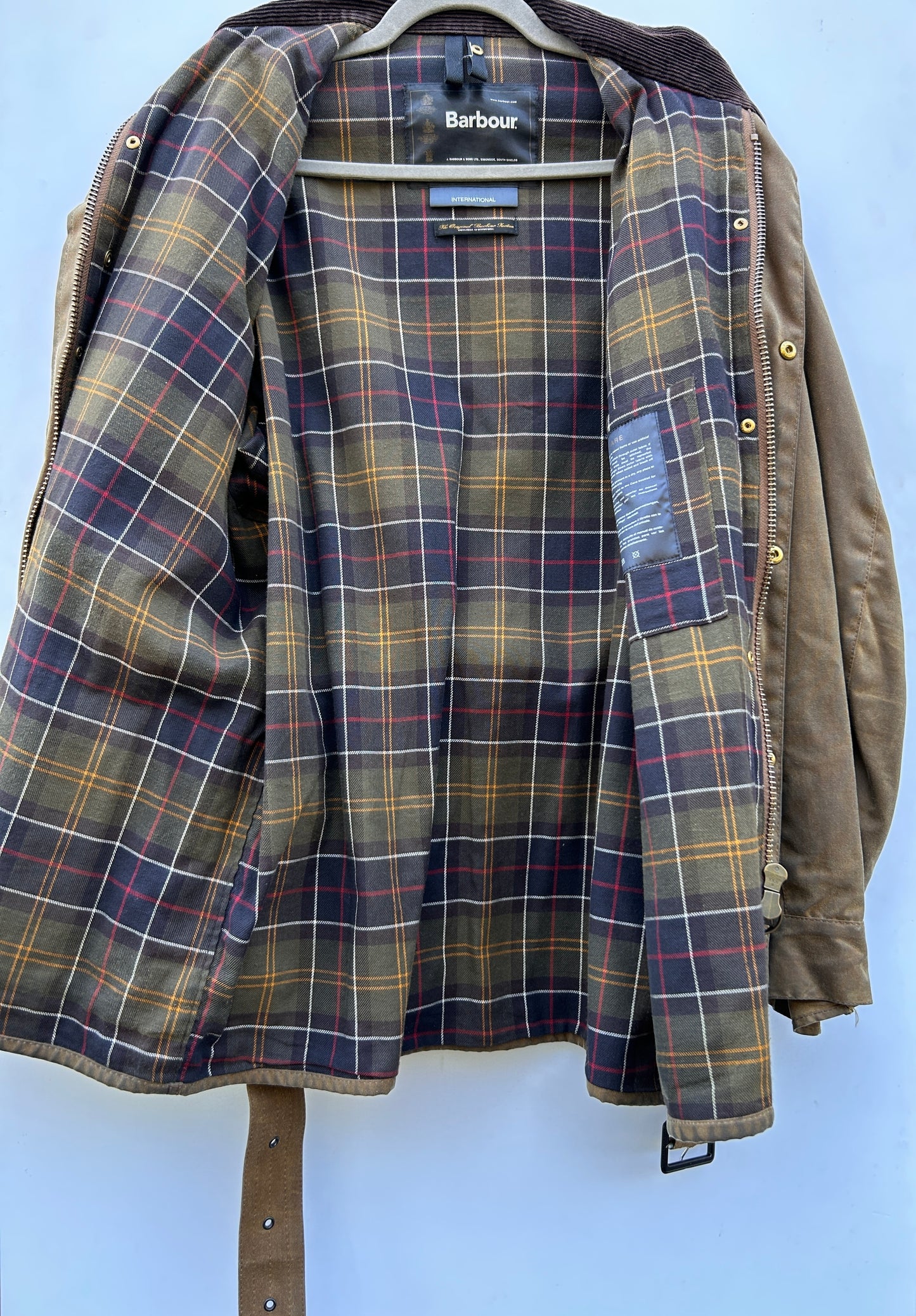 Barbour International Olive C42/107 cm - Olive Wax International Jacket C42 Large