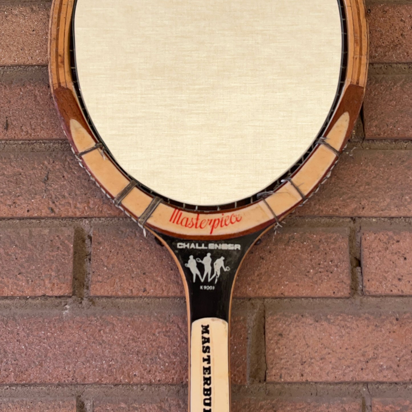 Racchetta Masterpiece Vintage in Legno con Specchio- Vintage Mirror tennis wood Racket