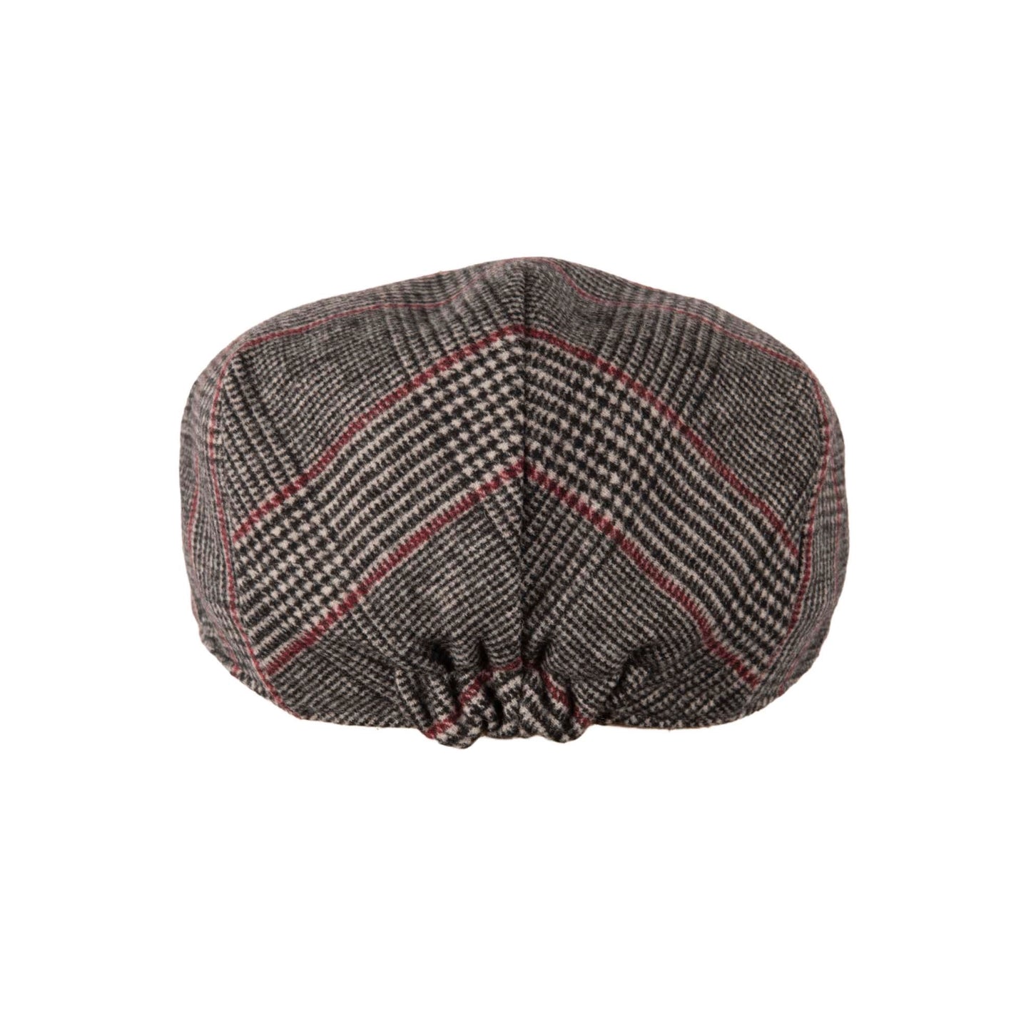 Coppola nuova inglese in lana grigia a fantasia - New English Grey Wool Flat cap One size