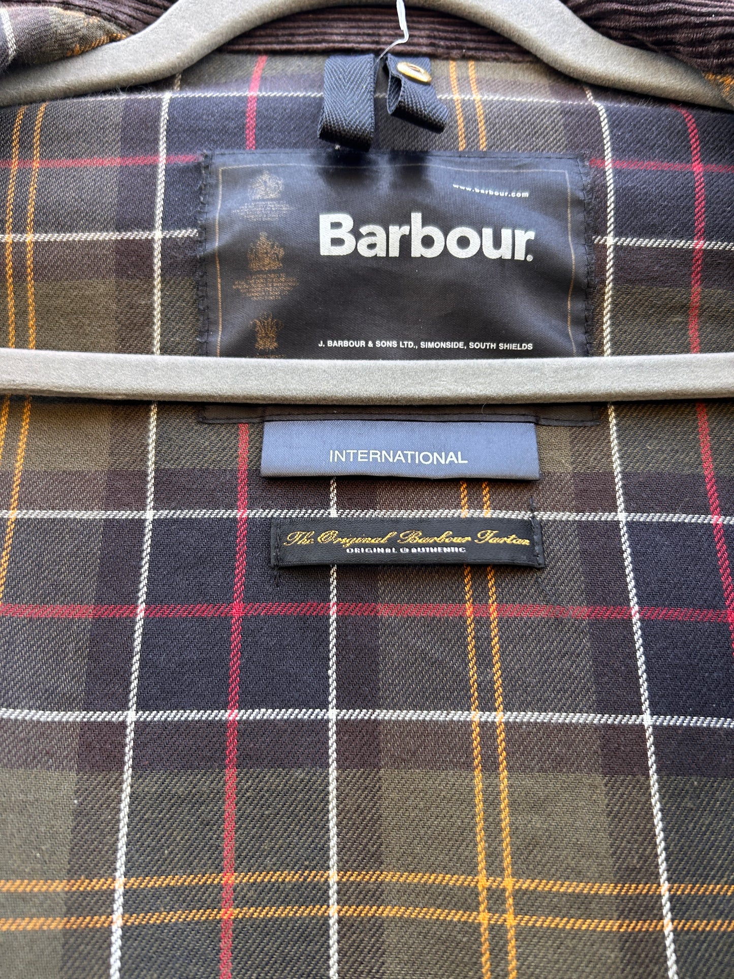 Barbour International Olive C42/107 cm - Olive Wax International Jacket C42 Large