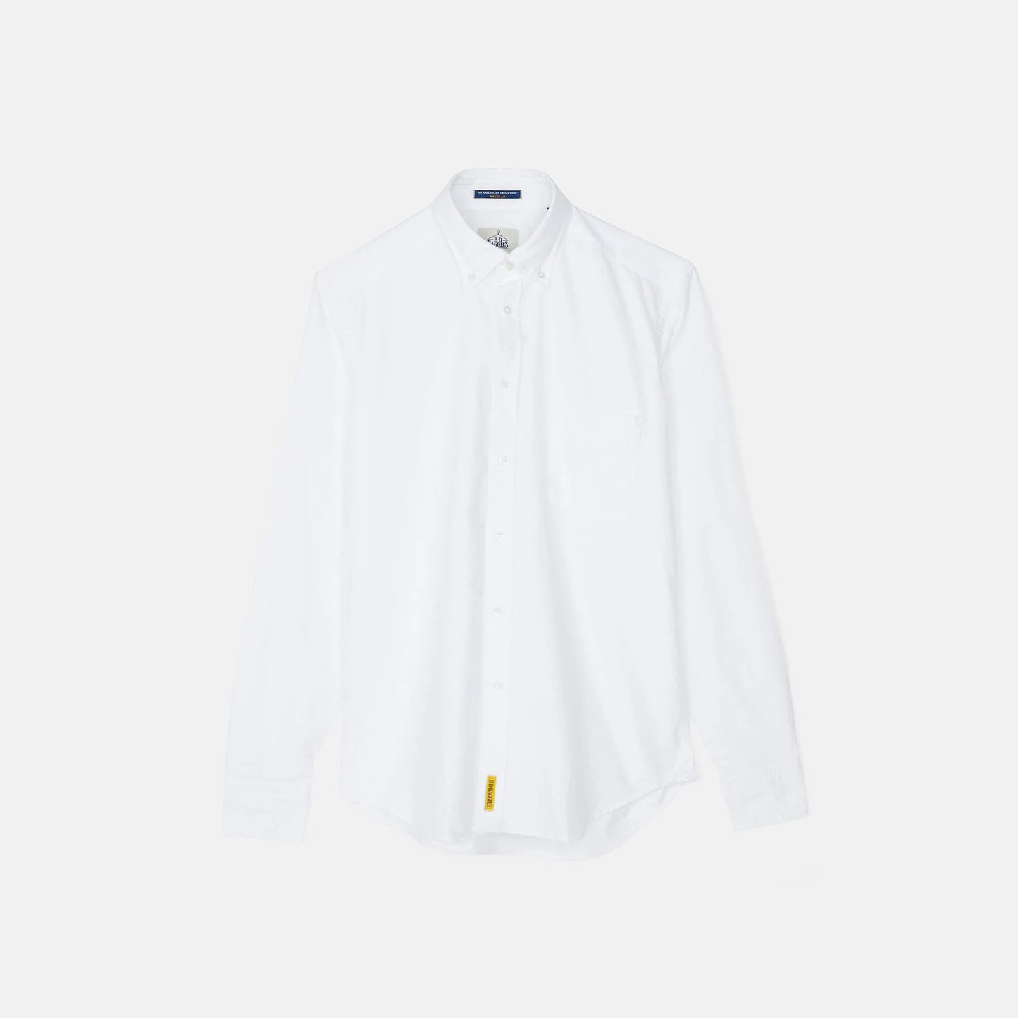 Camicia Bradford in cotone in tessuto Oxford Bianca regular fit by B.D. BAGGIES