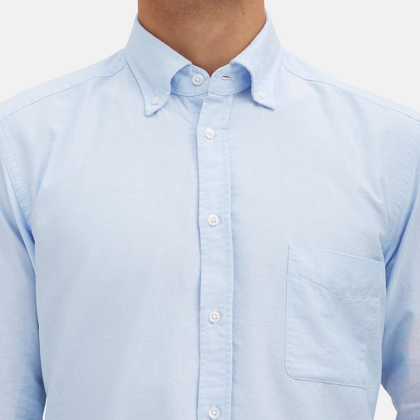 Camicia Bradford in cotone tessuto Oxford Celeste by B.D. BAGGIES