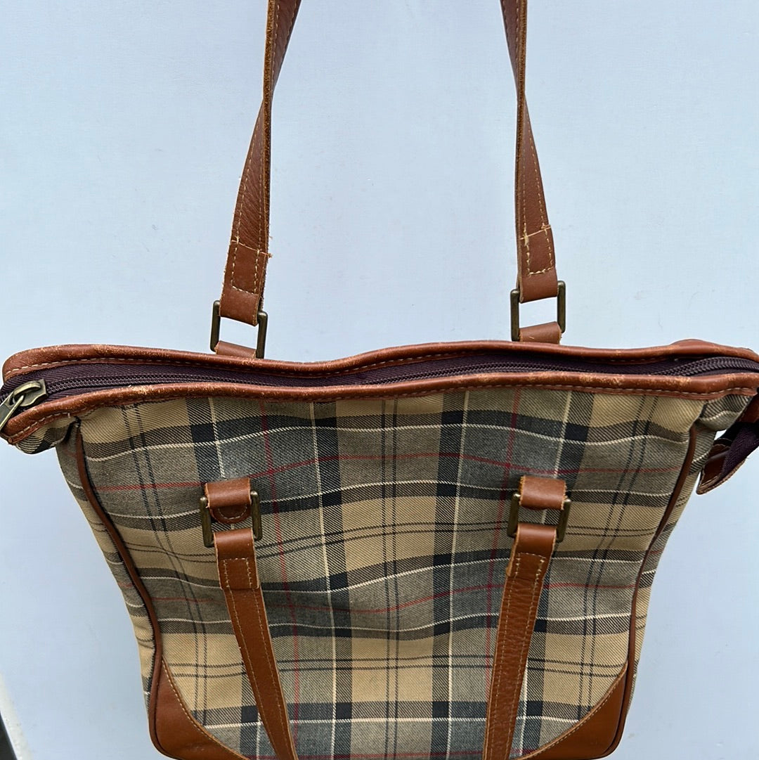 Borsa Barbour in tartan - Tartan Ladies Shopper Bag