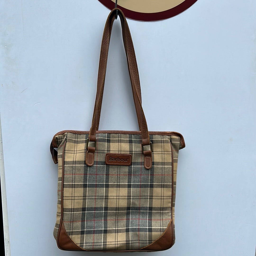 Borsa Barbour in tartan - Tartan Ladies Shopper Bag