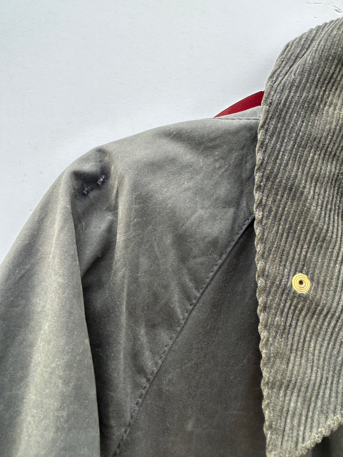 Barbour Bedale Uomo Vintage Blu C48/122cm Man Bedale waxed Navy jacket Size XL
